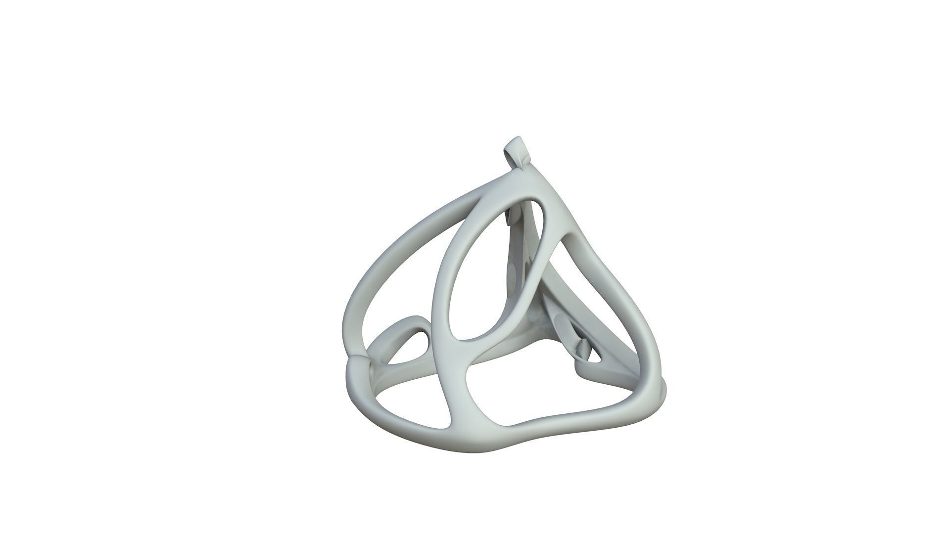 SciFi Cube Object No 62926 Low Poly Shape Low-poly 3D model_3