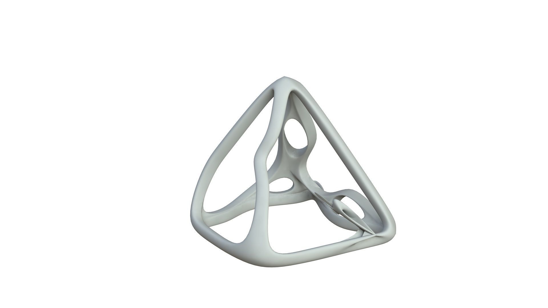 SciFi Cube Object No 62923 Low Poly Shape Low-poly 3D model_3