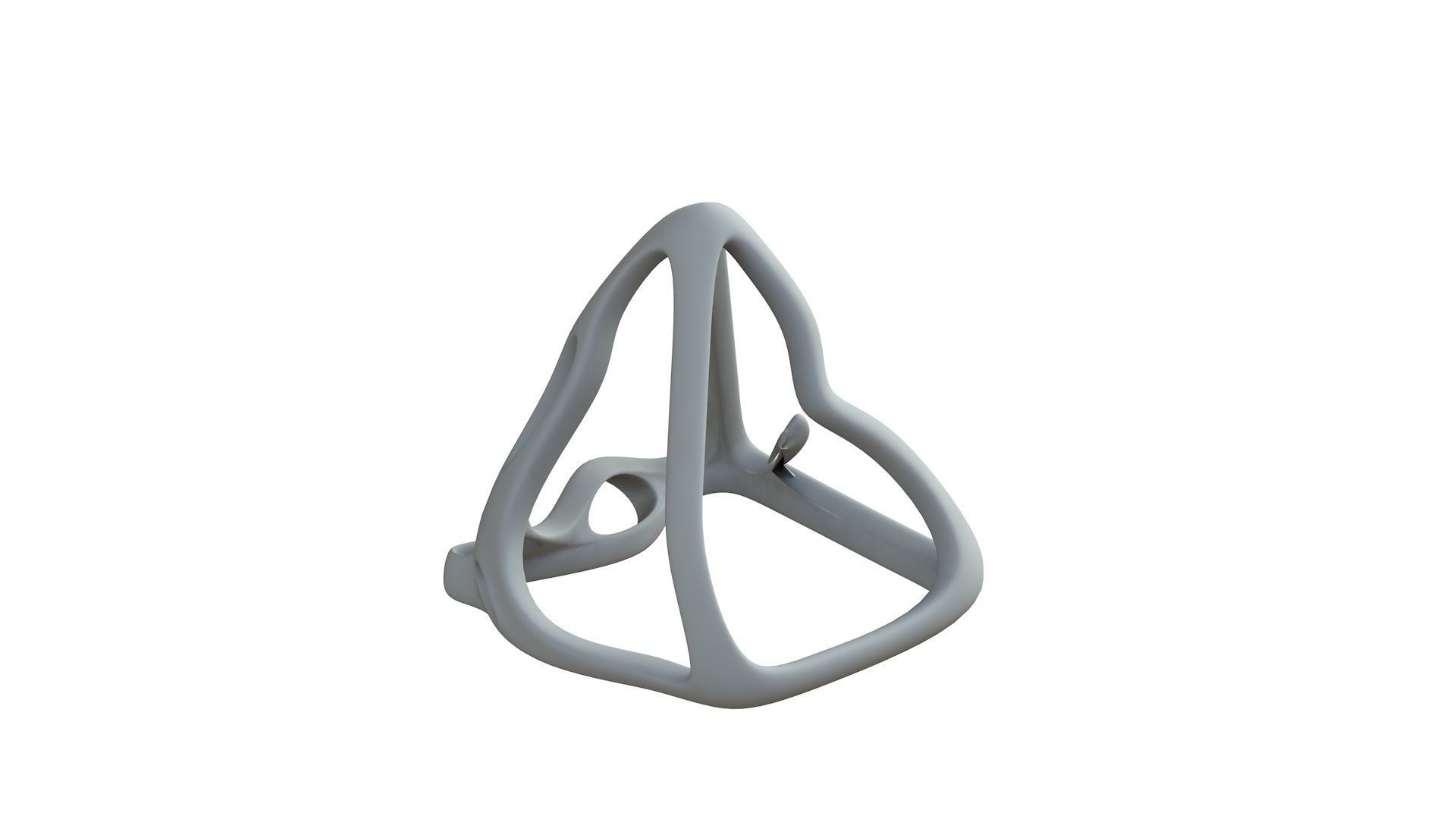 SciFi Cube Object No 62923 Low Poly Shape Low-poly 3D model_8