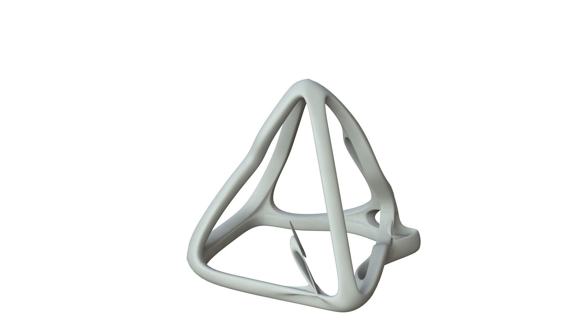 SciFi Cube Object No 62923 Low Poly Shape Low-poly 3D model_1