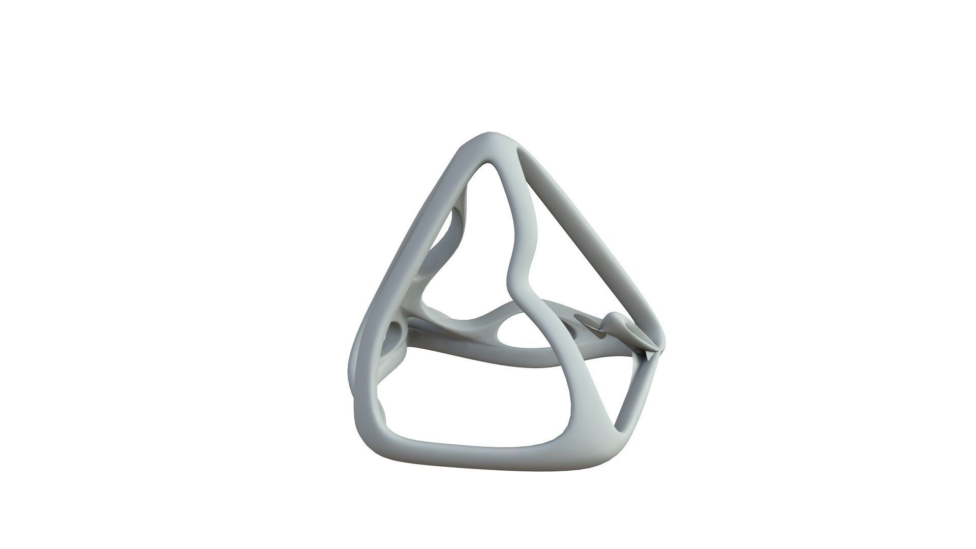 SciFi Cube Object No 62923 Low Poly Shape Low-poly 3D model_5