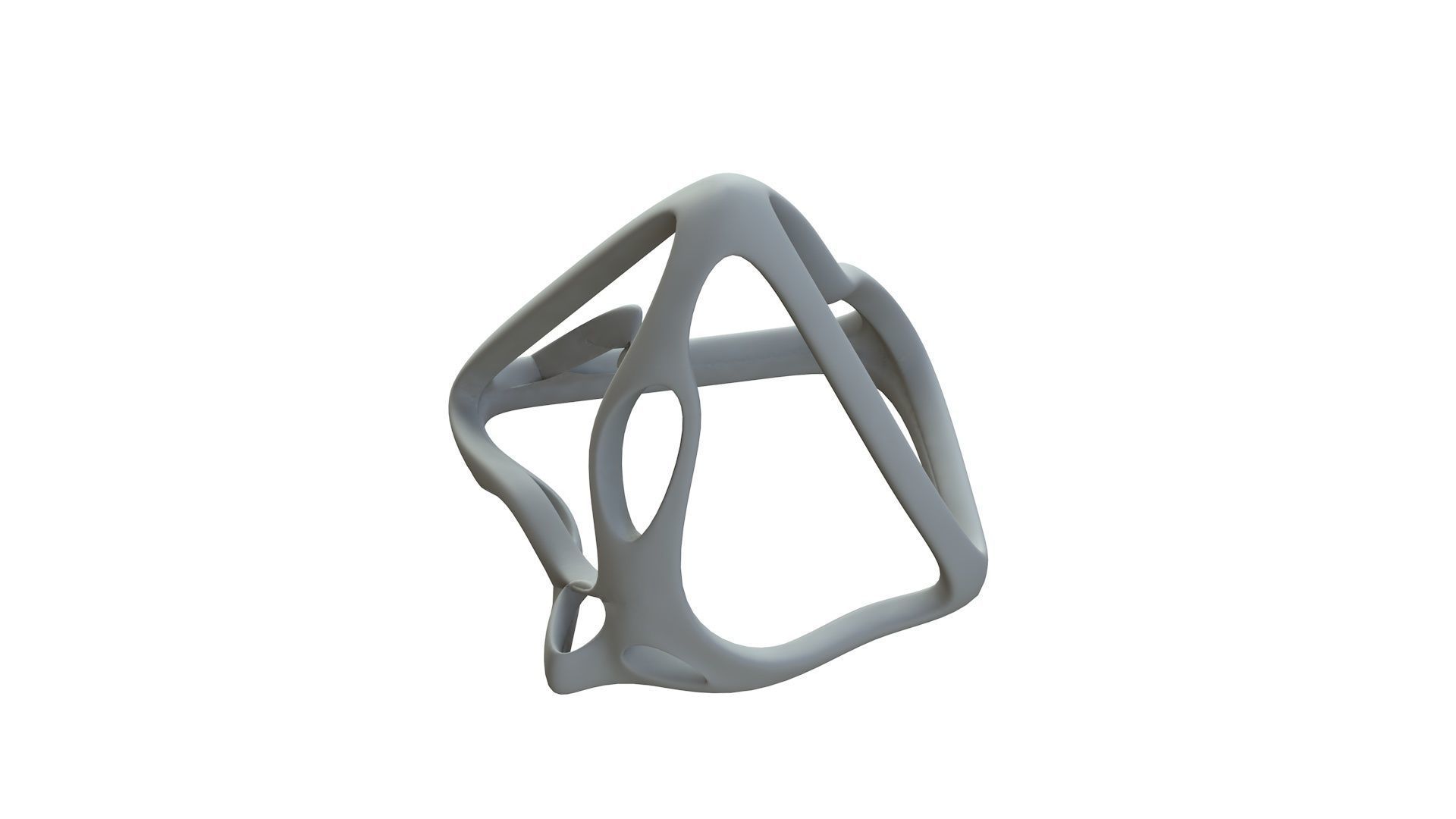 SciFi Cube Object No 62923 Low Poly Shape Low-poly 3D model_14