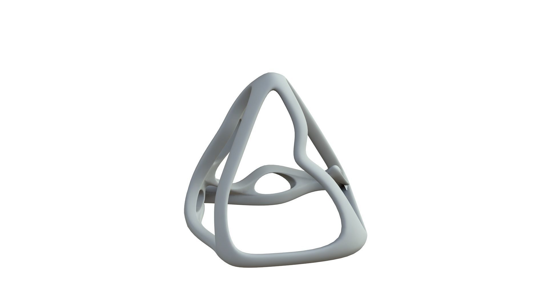 SciFi Cube Object No 62923 Low Poly Shape Low-poly 3D model_6