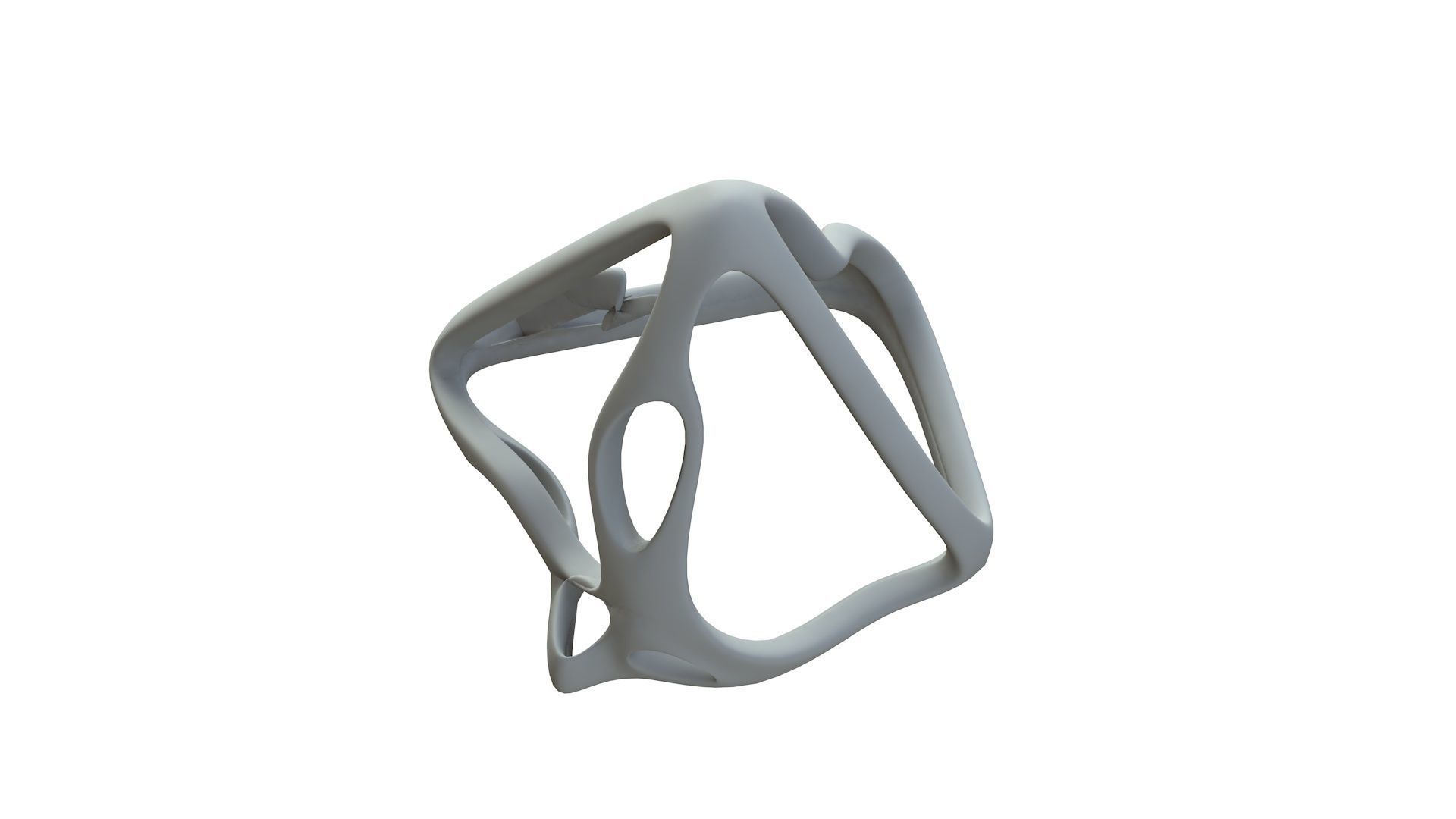 SciFi Cube Object No 62923 Low Poly Shape Low-poly 3D model_15