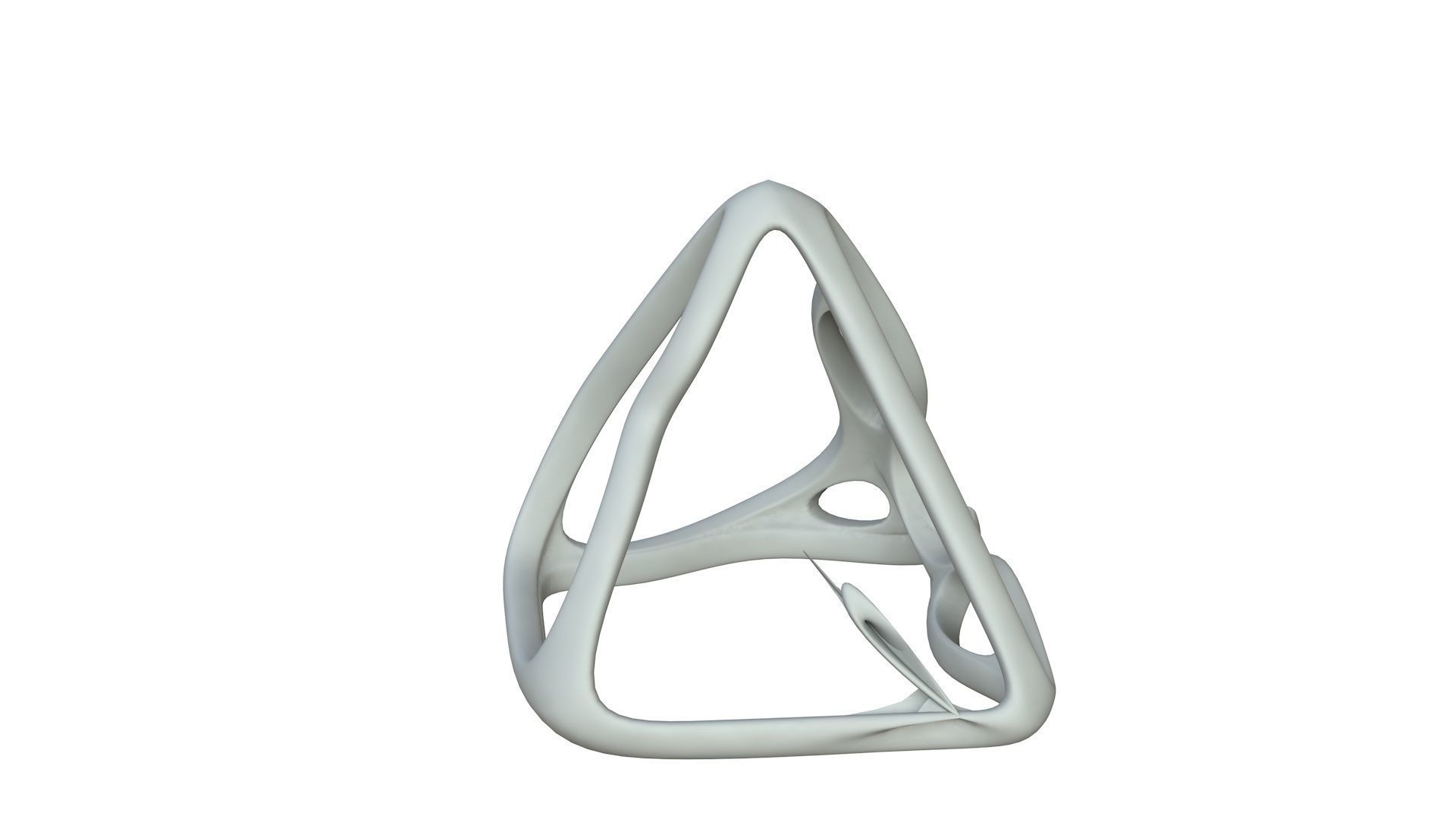 SciFi Cube Object No 62923 Low Poly Shape Low-poly 3D model_2