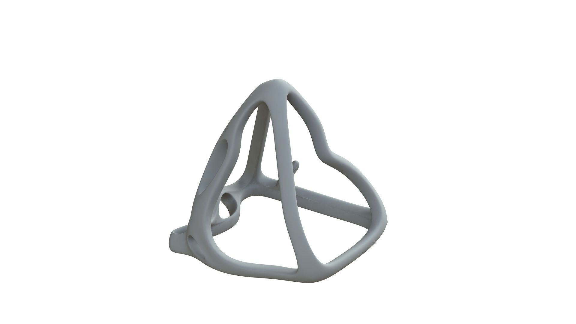 SciFi Cube Object No 62923 Low Poly Shape Low-poly 3D model_9