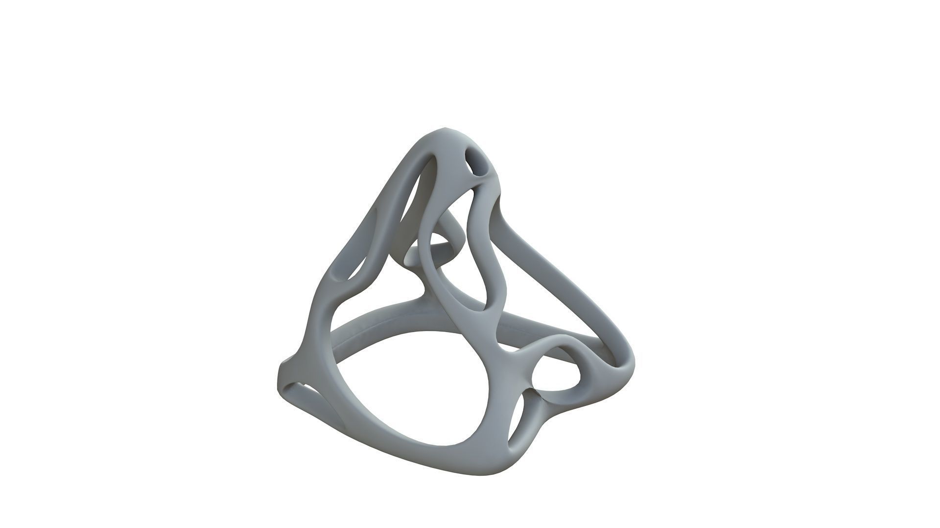 SciFi Cube Object No 62896 Low Poly Shape Low-poly 3D model_9