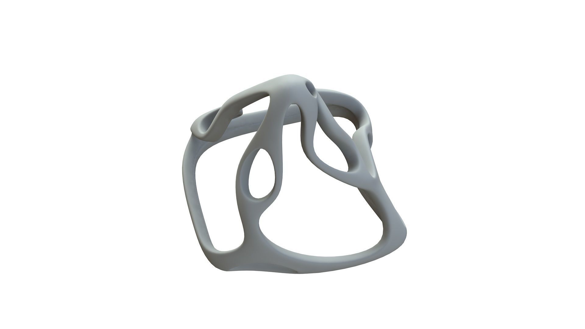 SciFi Cube Object No 62896 Low Poly Shape Low-poly 3D model_16