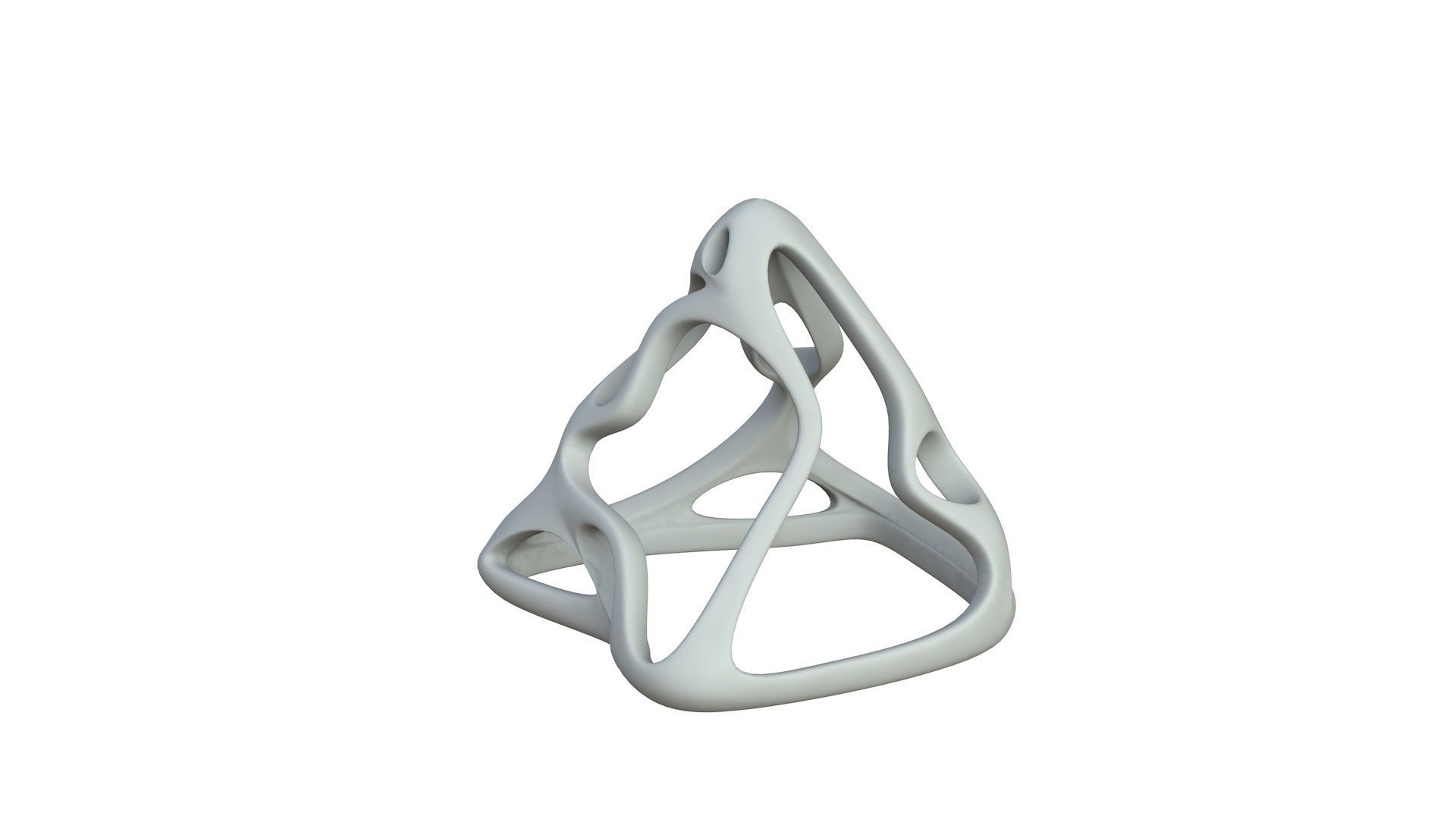 SciFi Cube Object No 62896 Low Poly Shape Low-poly 3D model_3