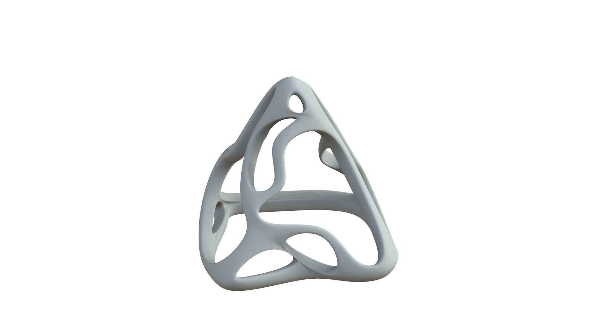 SciFi Cube Object No 62896 Low Poly Shape Low-poly 3D model_6