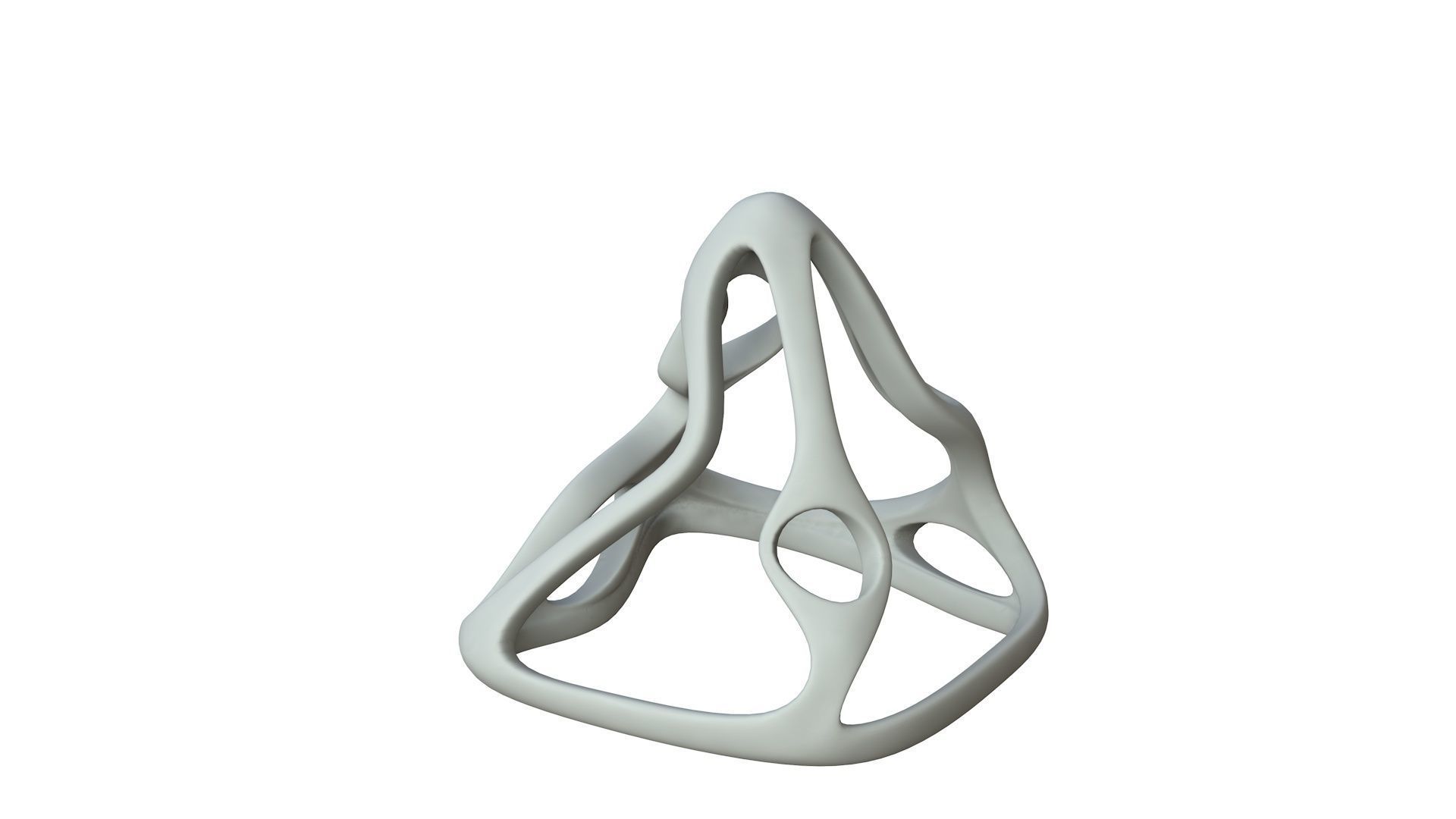 SciFi Cube Object No 62896 Low Poly Shape Low-poly 3D model_1