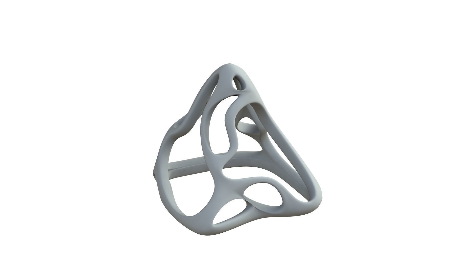 SciFi Cube Object No 62896 Low Poly Shape Low-poly 3D model_7