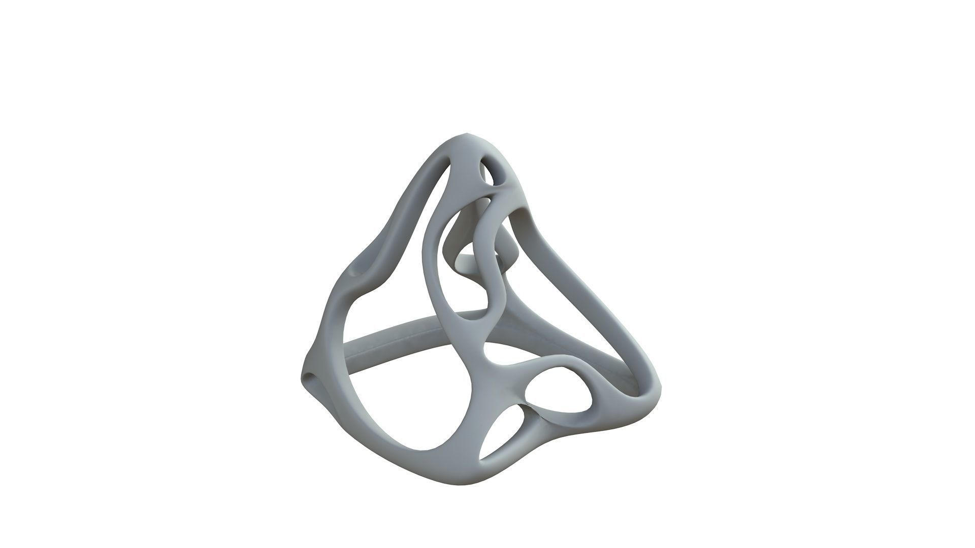 SciFi Cube Object No 62896 Low Poly Shape Low-poly 3D model_8