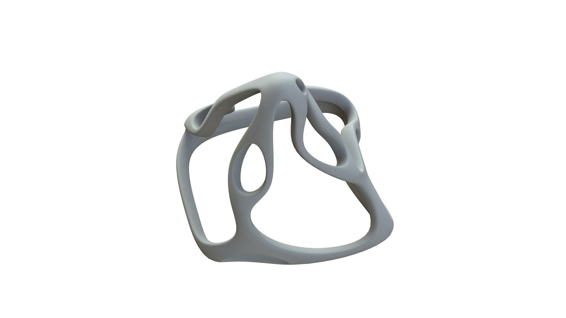 SciFi Cube Object No 62896 Low Poly Shape Low-poly 3D model_17