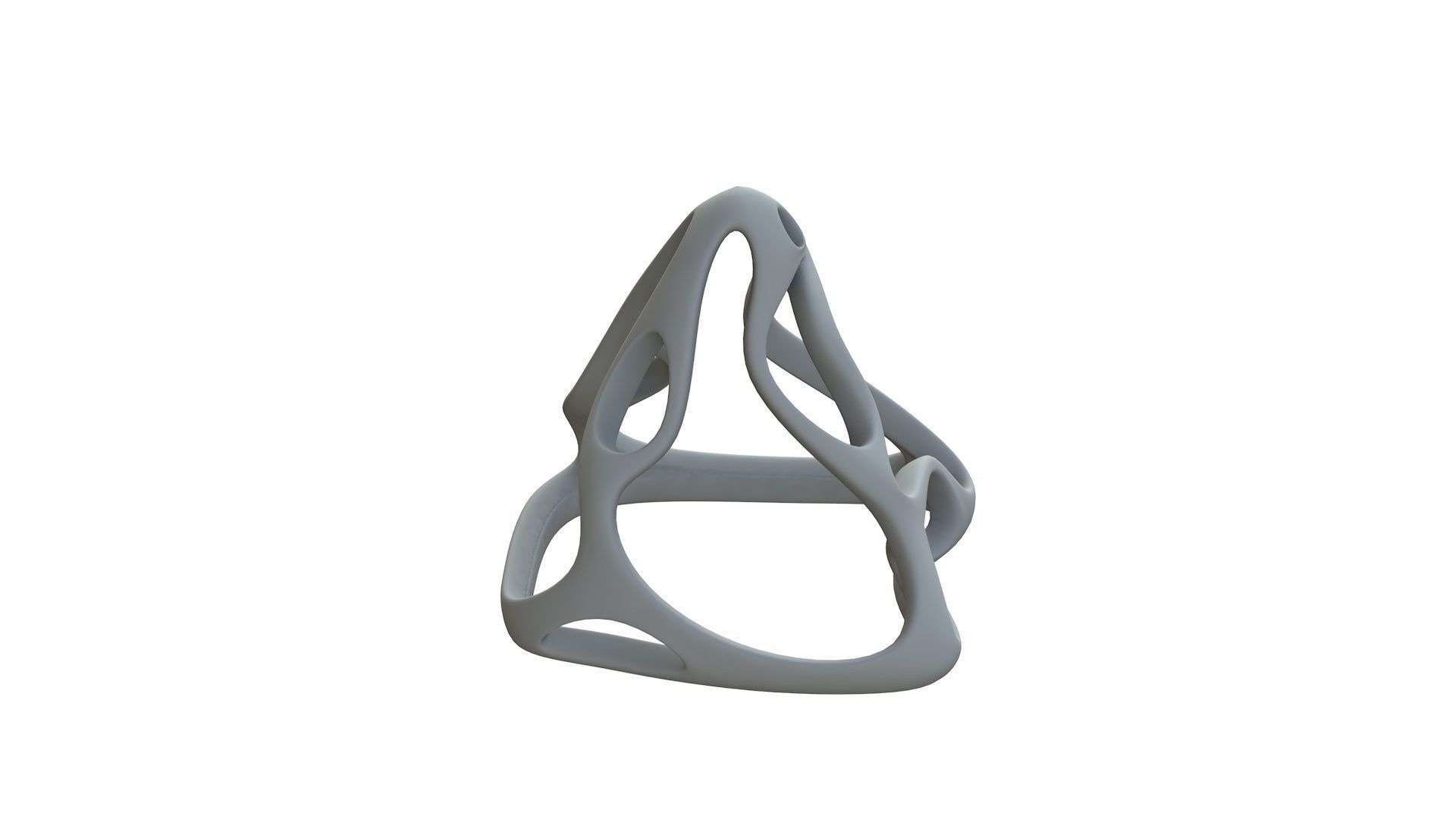 SciFi Cube Object No 62896 Low Poly Shape Low-poly 3D model_11