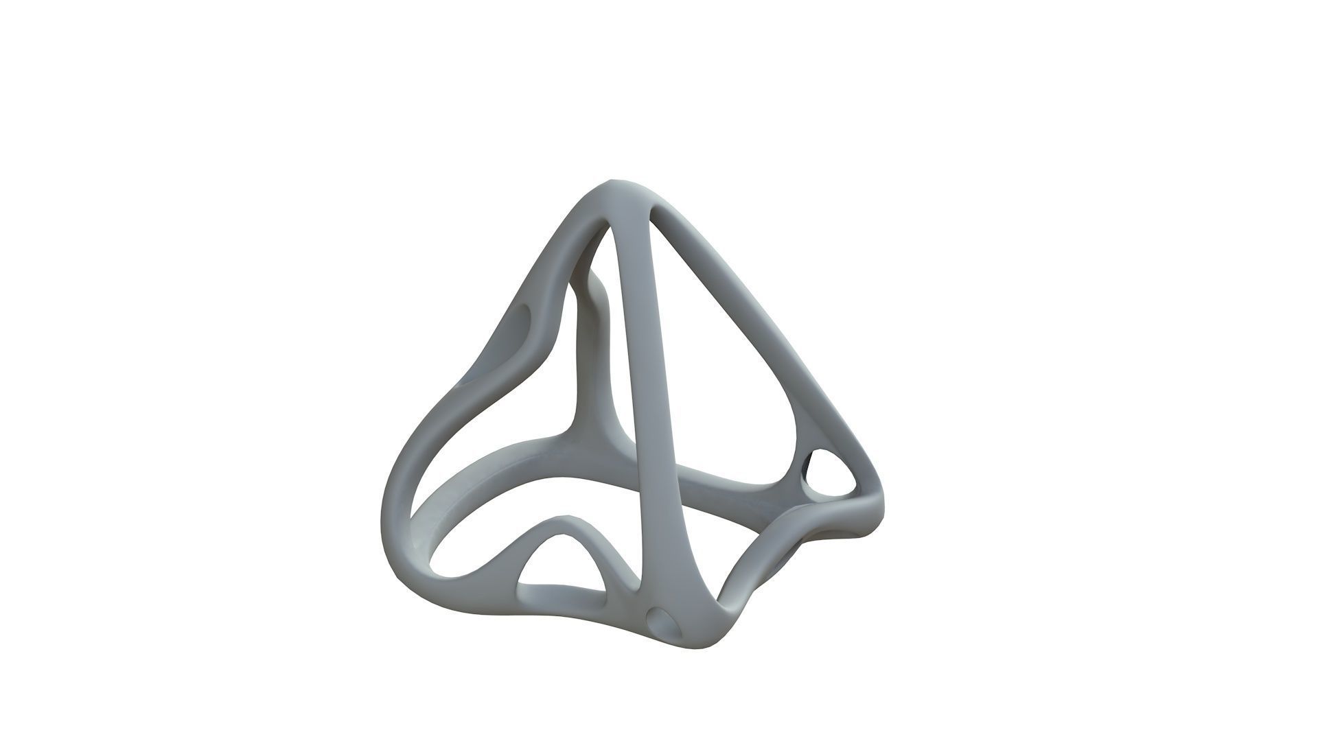 SciFi Cube Object No 62891 Low Poly Shape Low-poly 3D model_9