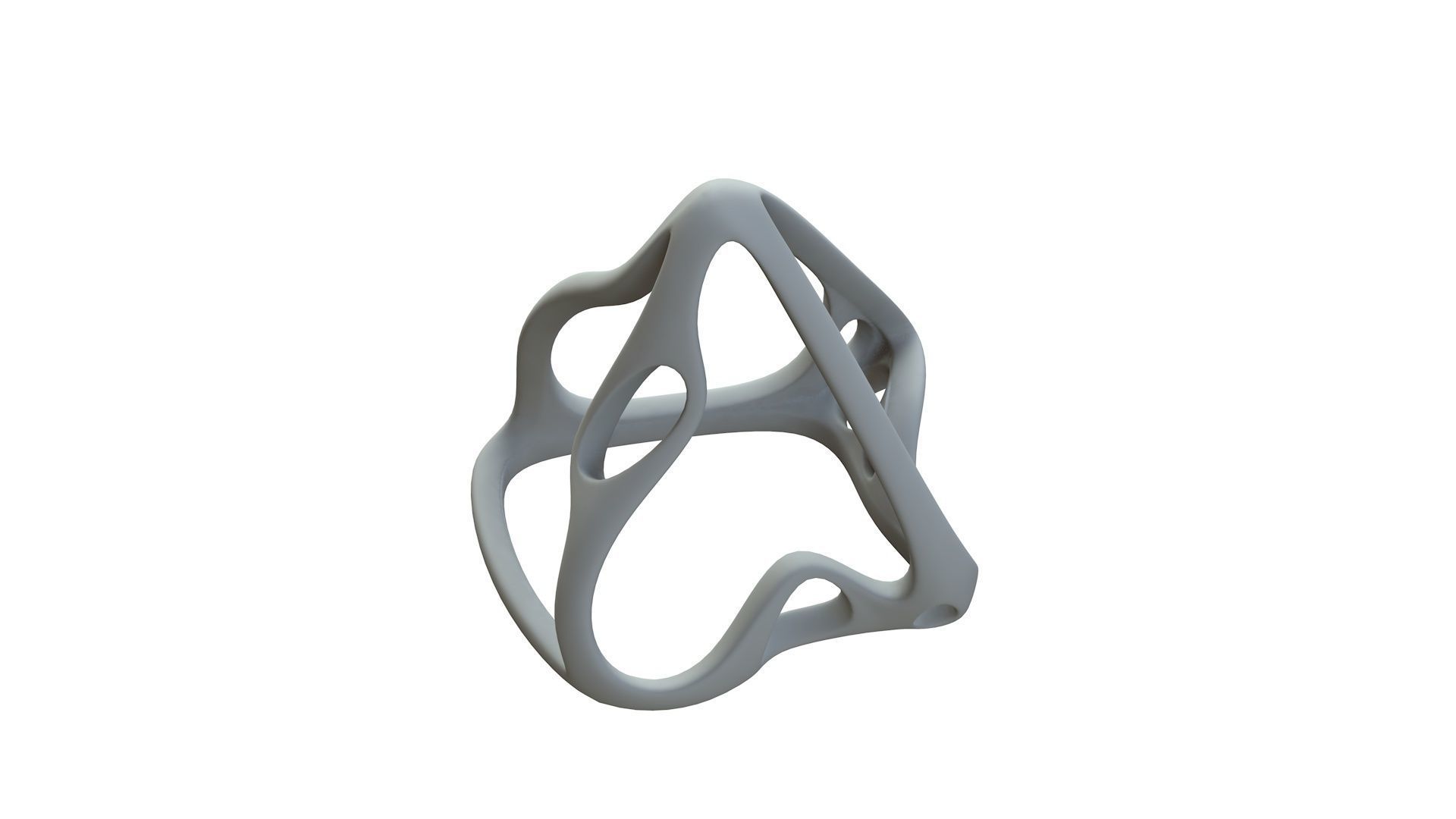 SciFi Cube Object No 62891 Low Poly Shape Low-poly 3D model_14