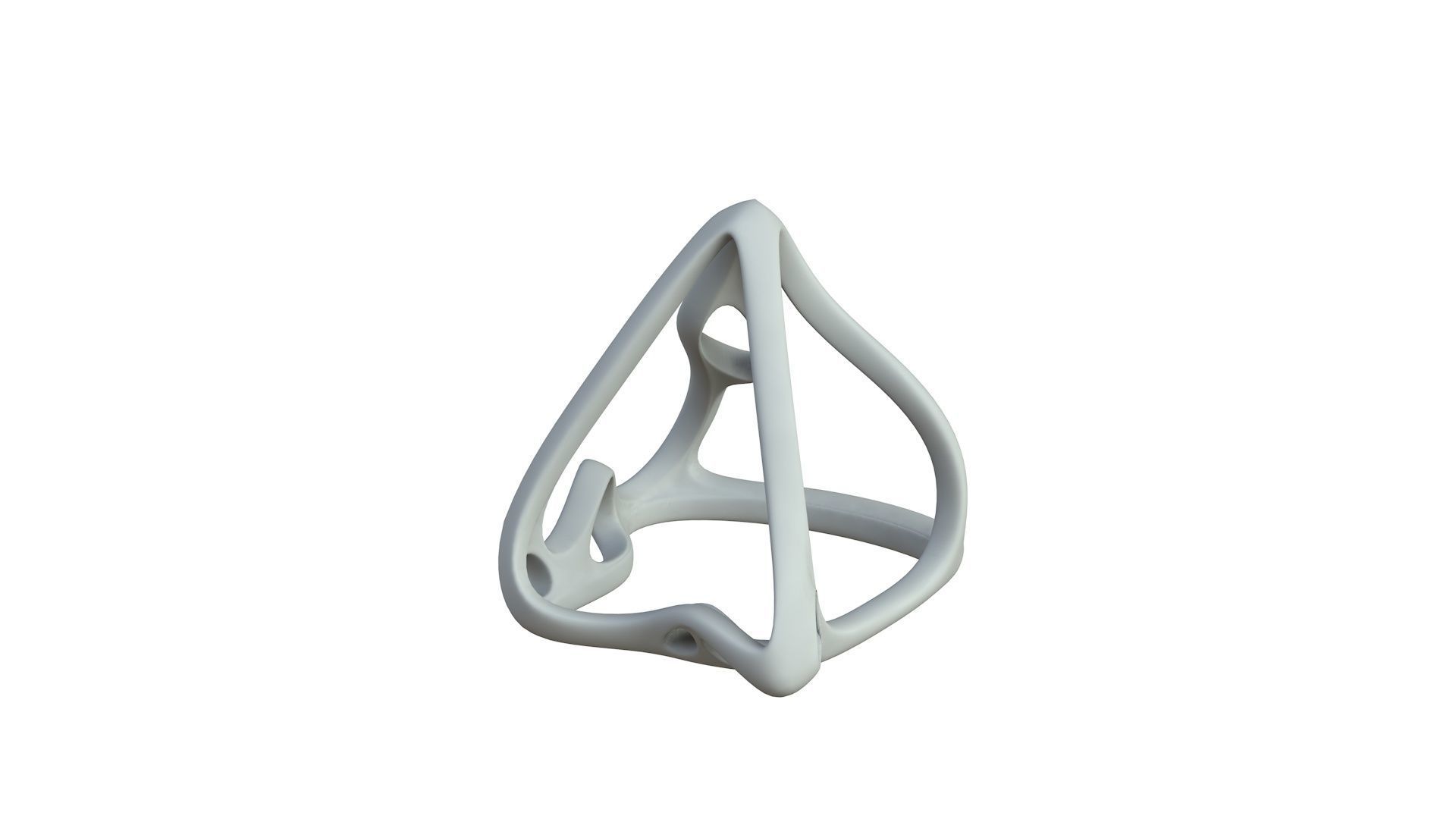 SciFi Cube Object No 62891 Low Poly Shape Low-poly 3D model_4