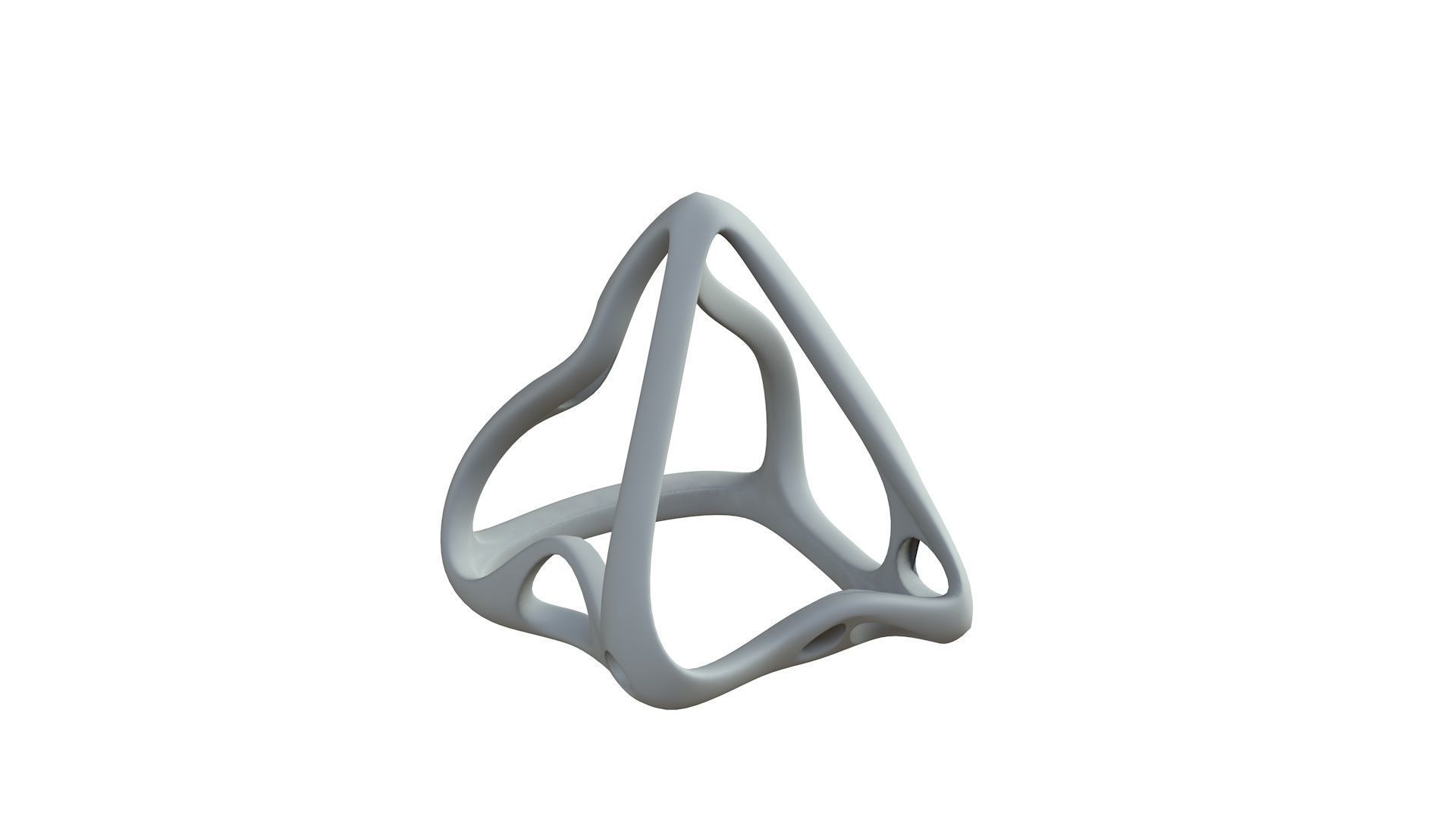 SciFi Cube Object No 62891 Low Poly Shape Low-poly 3D model_7