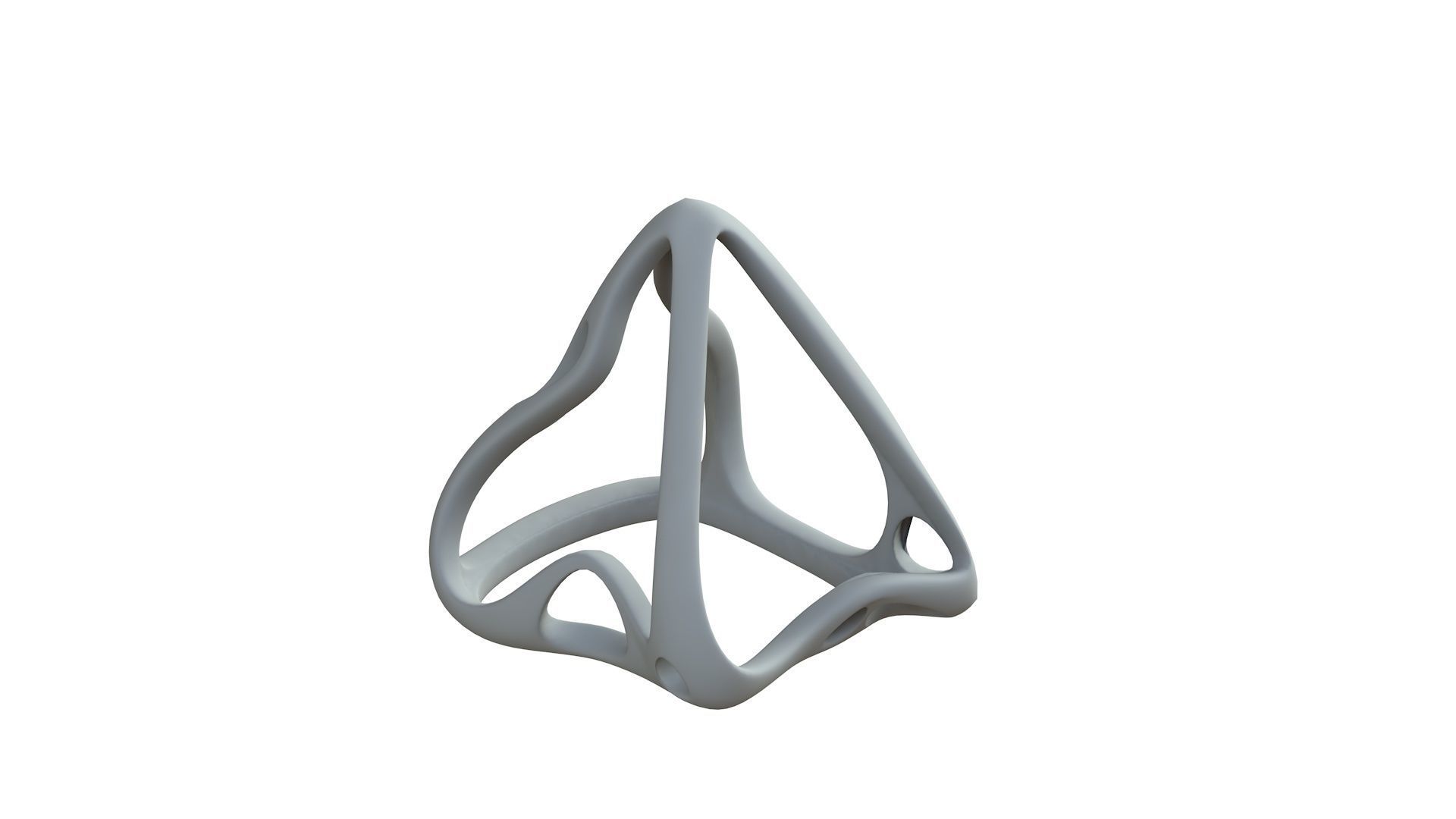 SciFi Cube Object No 62891 Low Poly Shape Low-poly 3D model_8