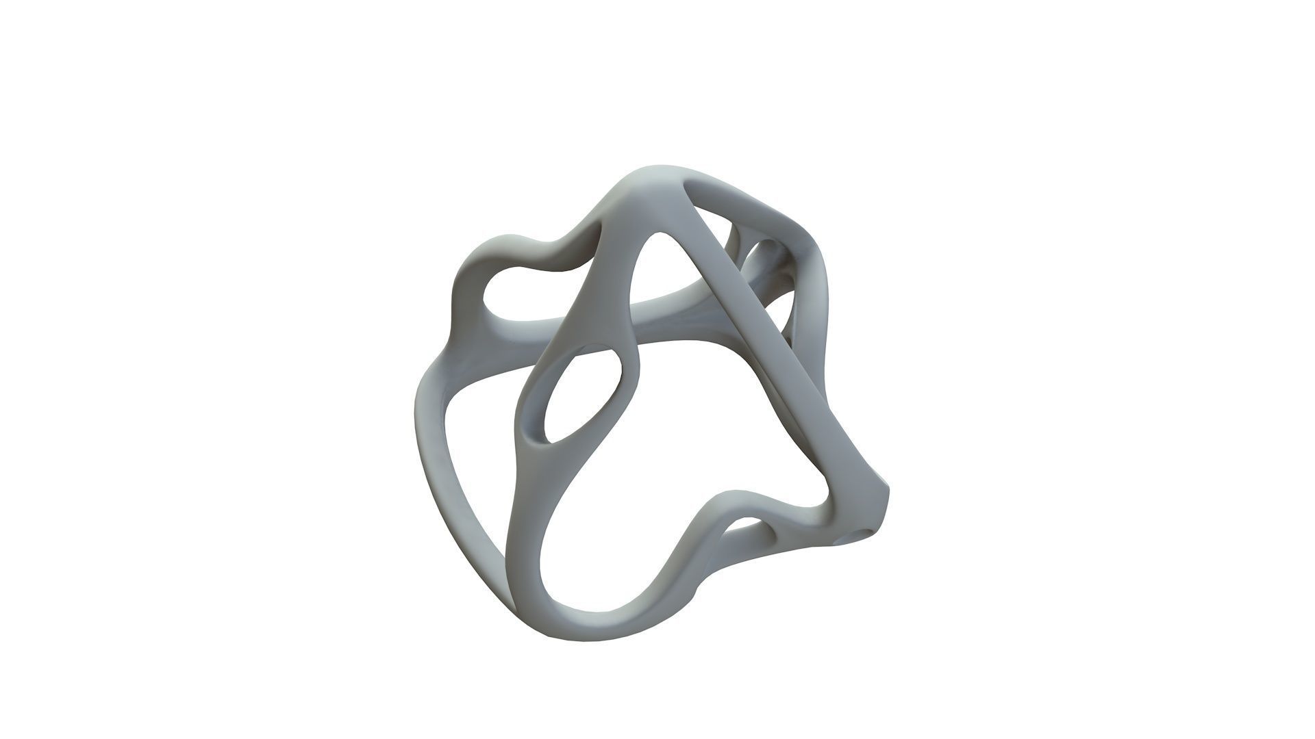 SciFi Cube Object No 62891 Low Poly Shape Low-poly 3D model_15