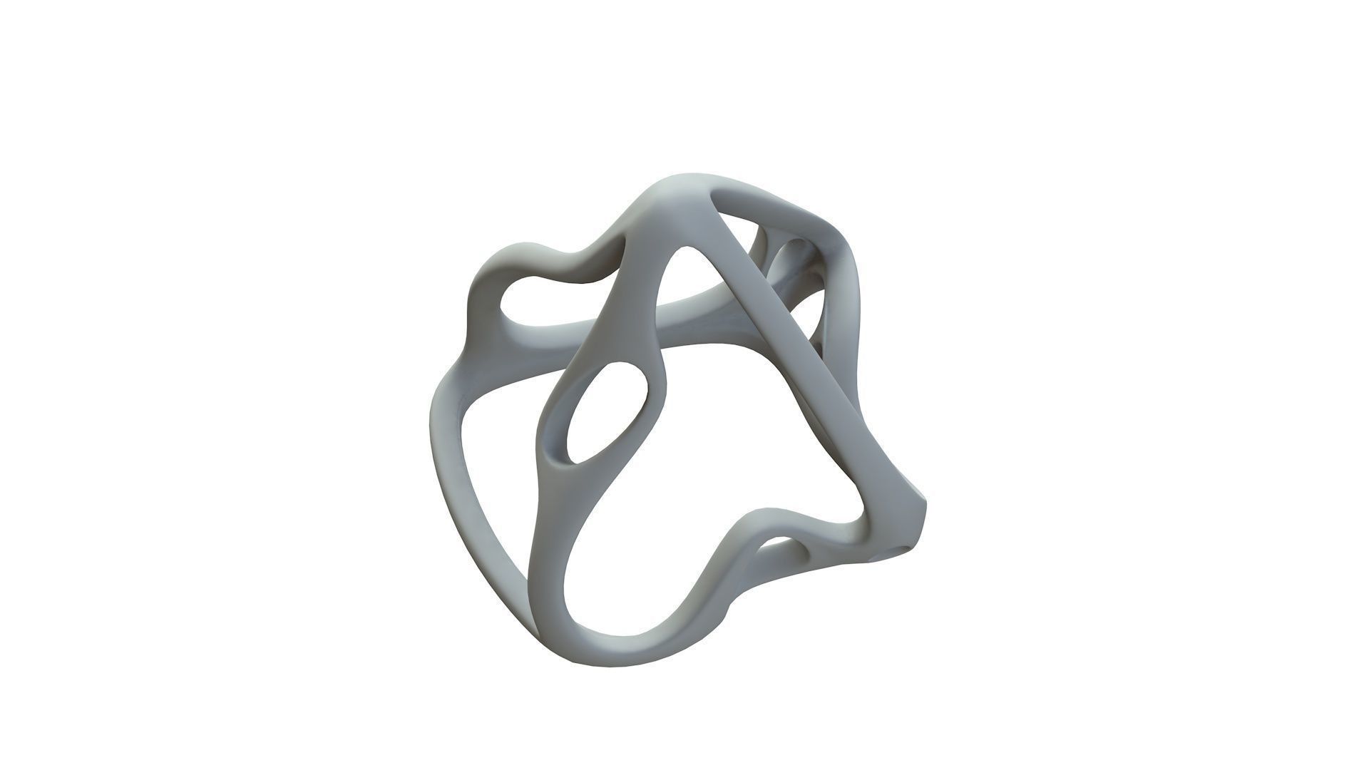 SciFi Cube Object No 62891 Low Poly Shape Low-poly 3D model_16