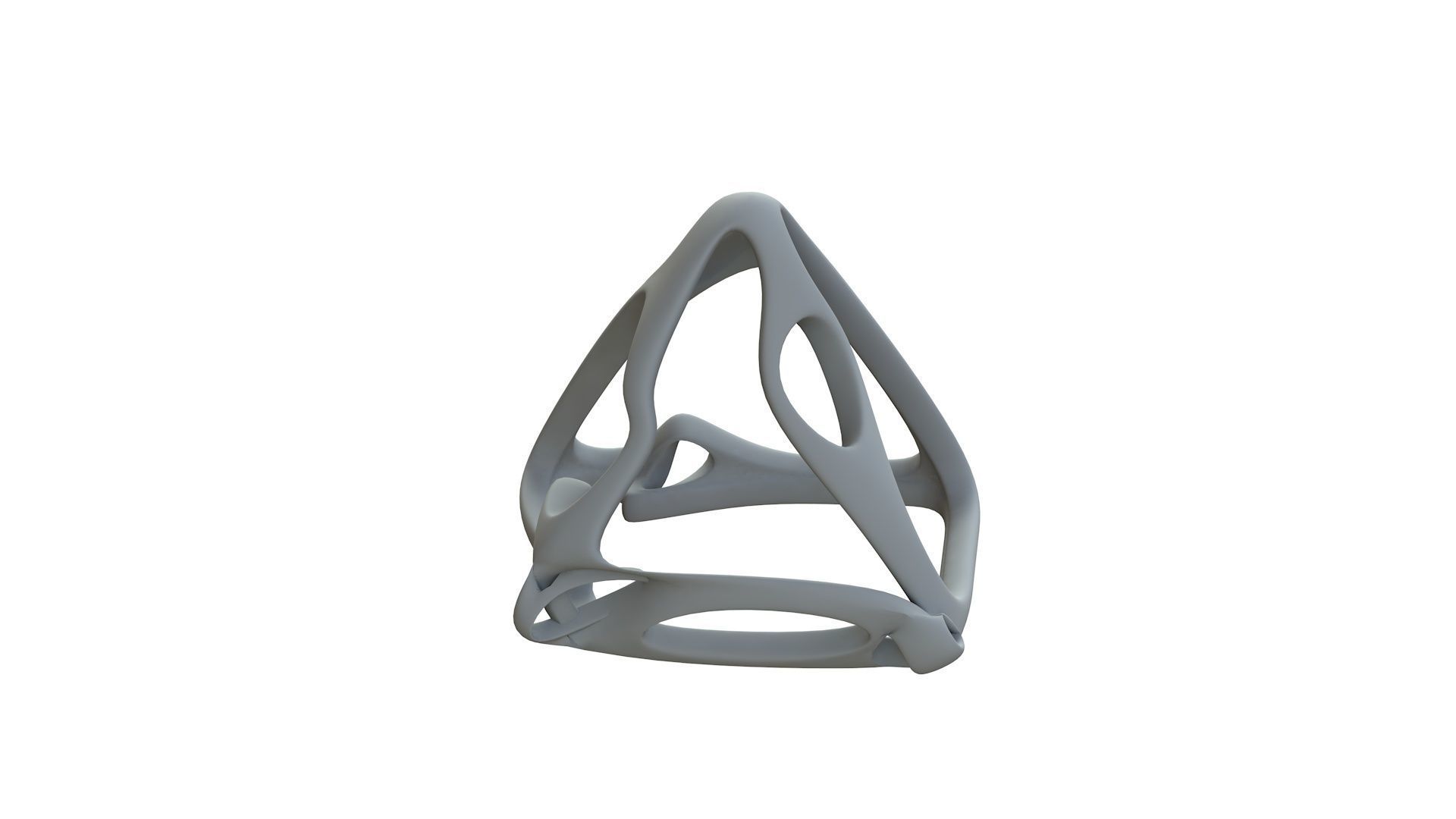 SciFi Cube Object No 62853 Low Poly Shape Low-poly 3D model_11