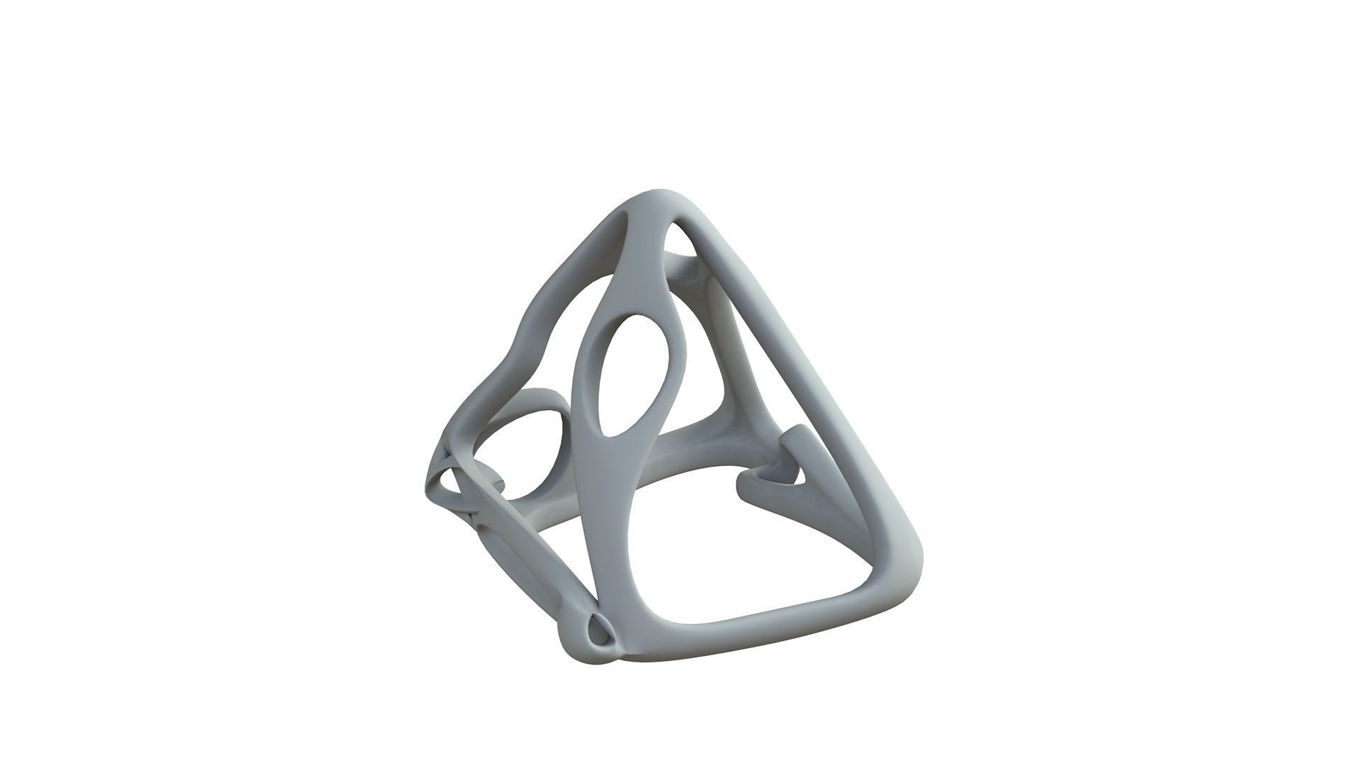 SciFi Cube Object No 62853 Low Poly Shape Low-poly 3D model_7