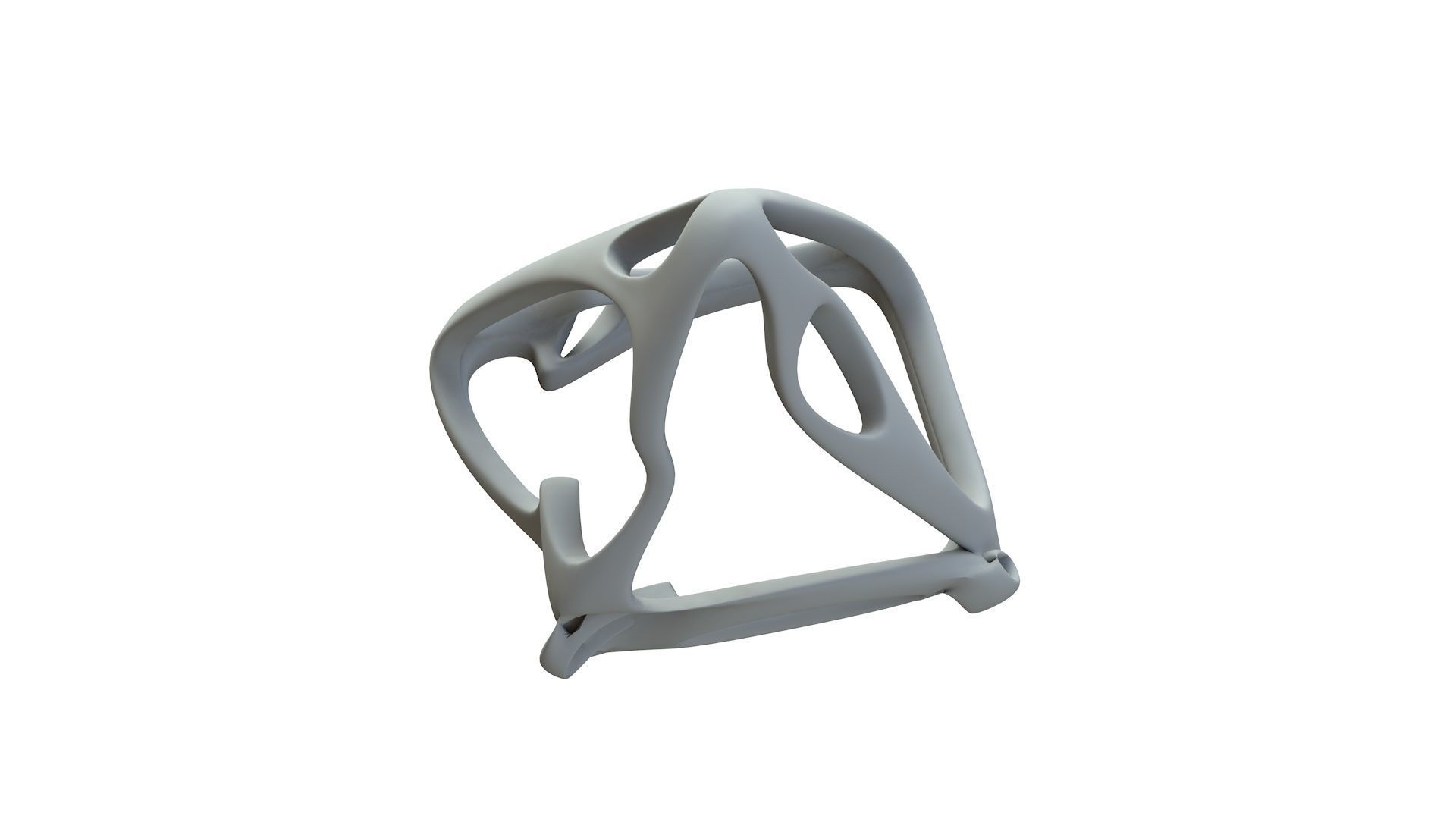 SciFi Cube Object No 62853 Low Poly Shape Low-poly 3D model_17