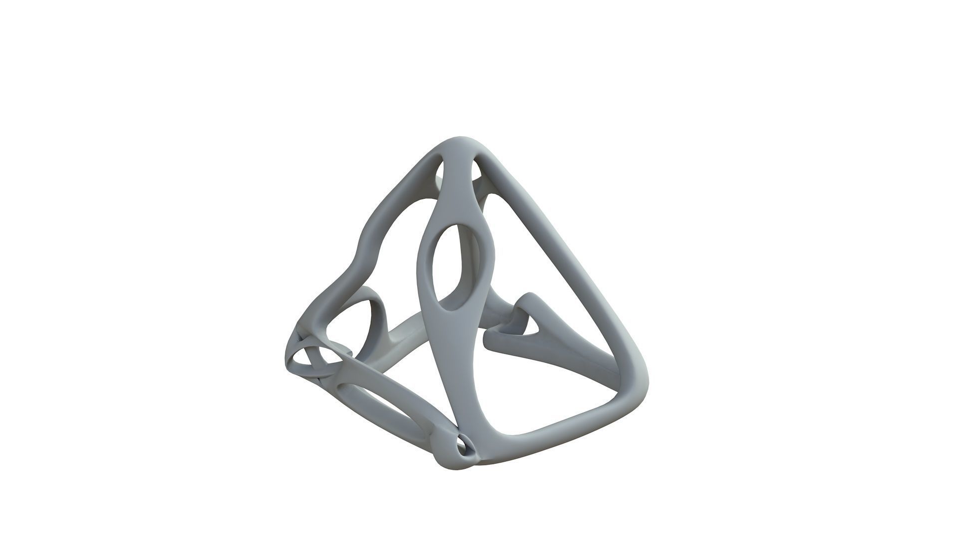 SciFi Cube Object No 62853 Low Poly Shape Low-poly 3D model_8