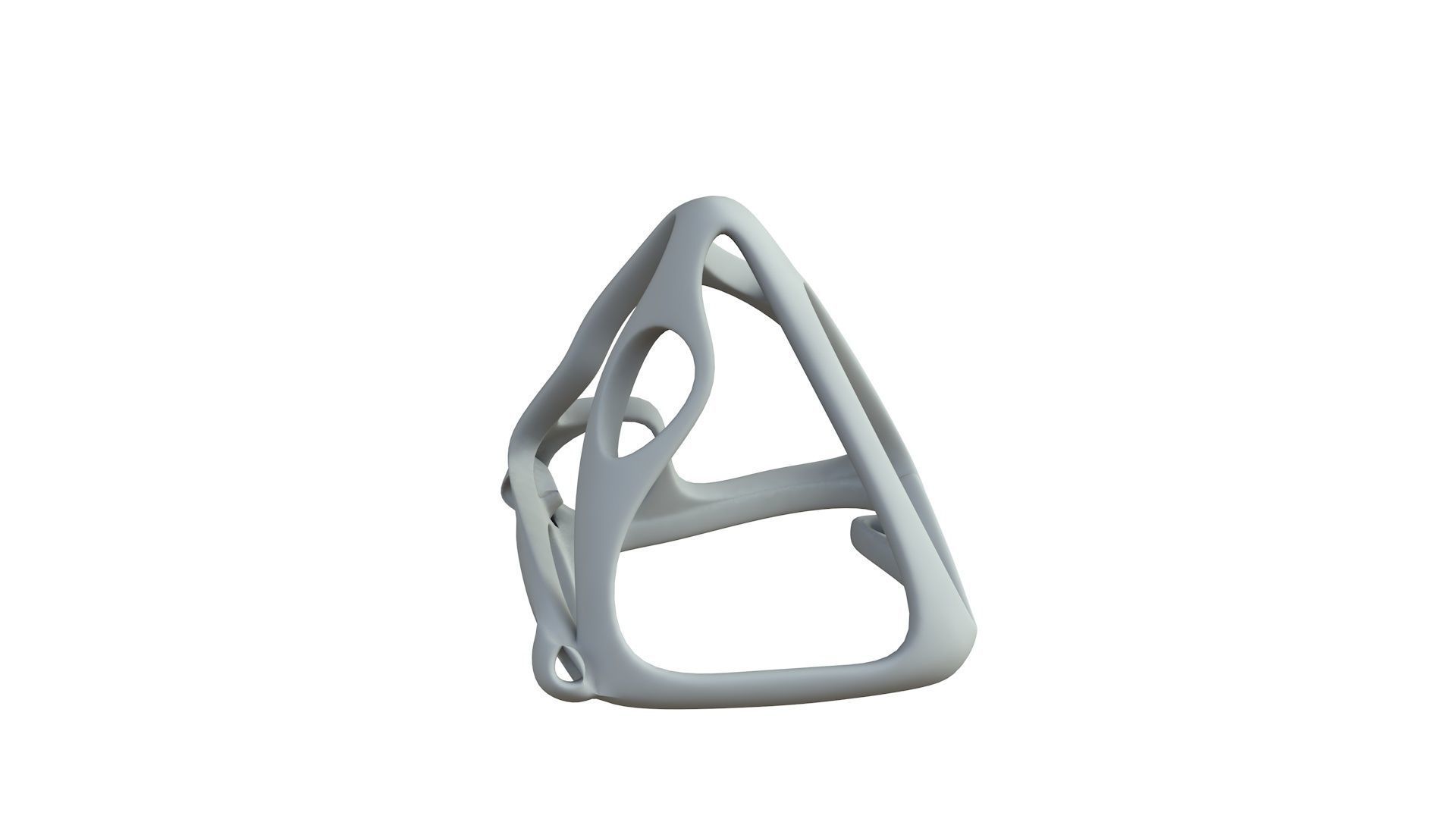 SciFi Cube Object No 62853 Low Poly Shape Low-poly 3D model_6