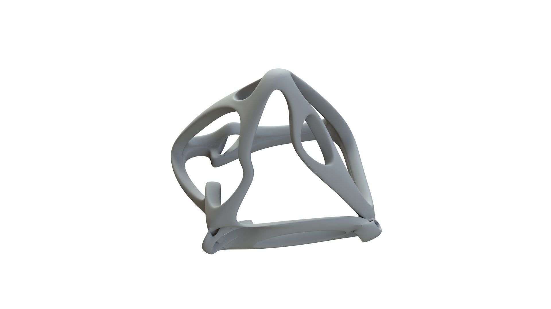 SciFi Cube Object No 62853 Low Poly Shape Low-poly 3D model_14