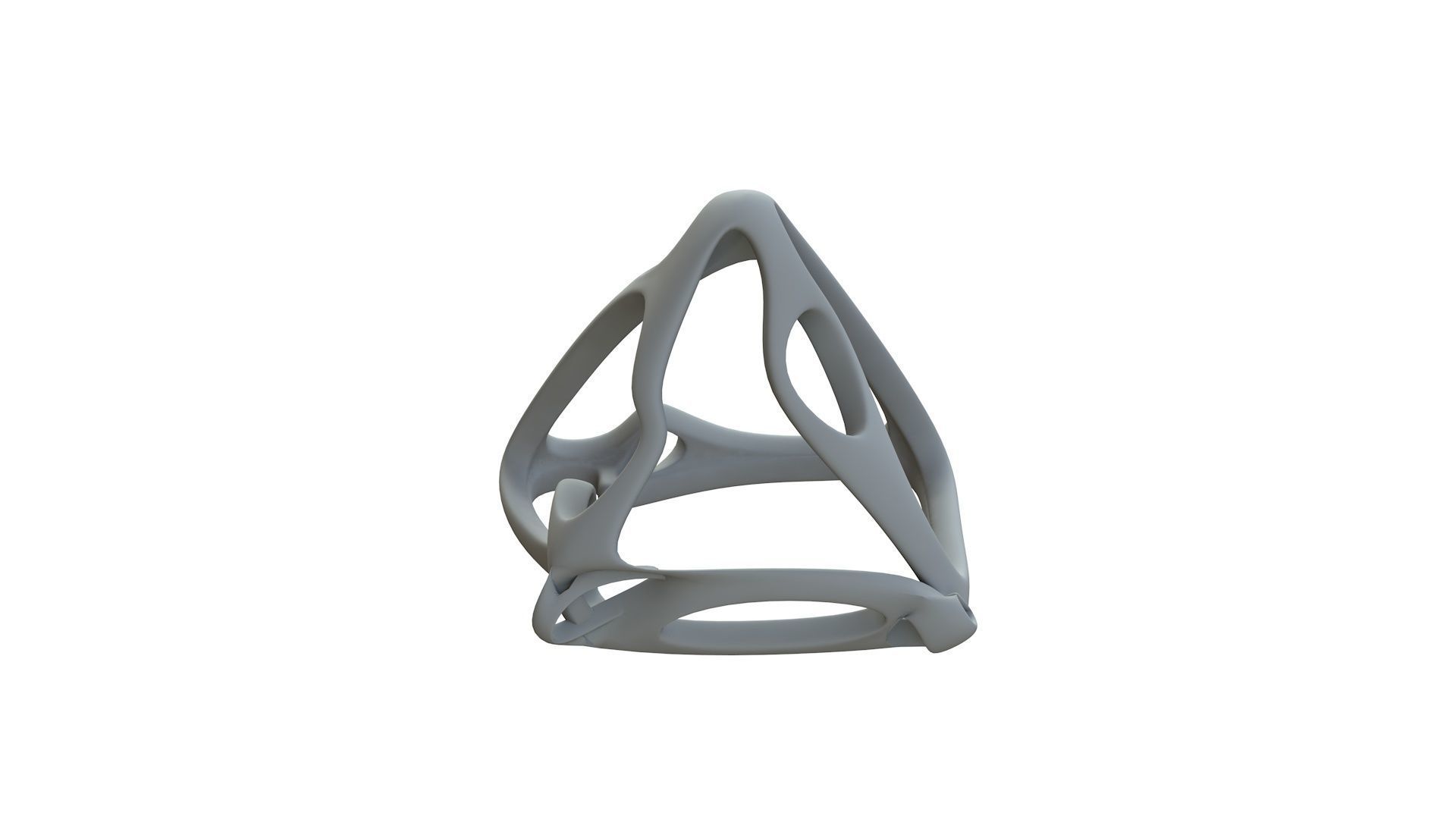 SciFi Cube Object No 62853 Low Poly Shape Low-poly 3D model_12