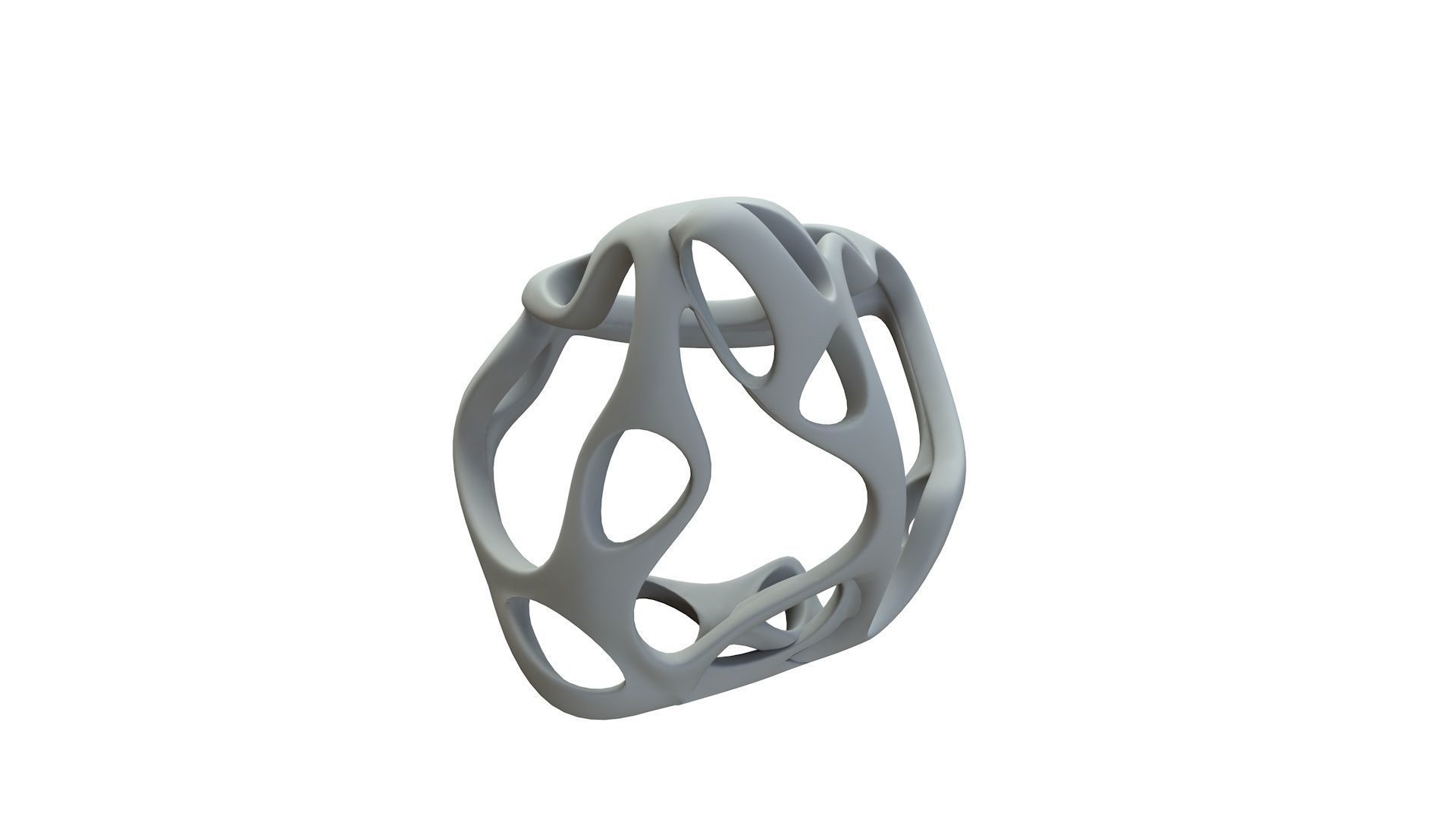 SciFi Cube Object No 62828 Low Poly Shape Low-poly 3D model_15