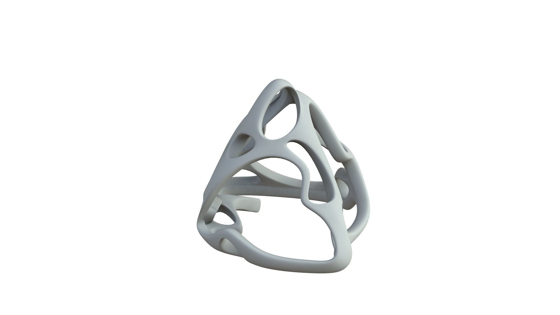 SciFi Cube Object No 62828 Low Poly Shape Low-poly 3D model_5