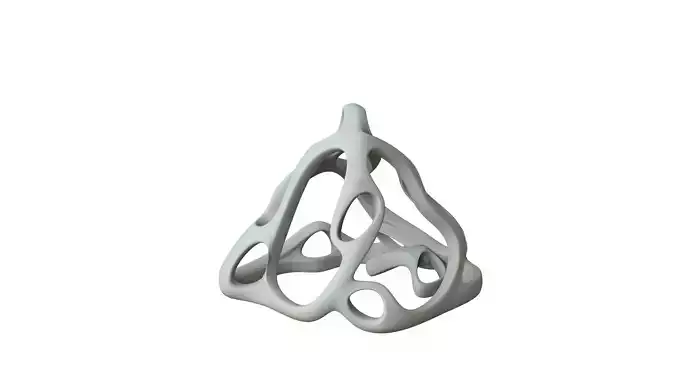 SciFi Cube Object No 62828 Low Poly Shape Low-poly 3D model