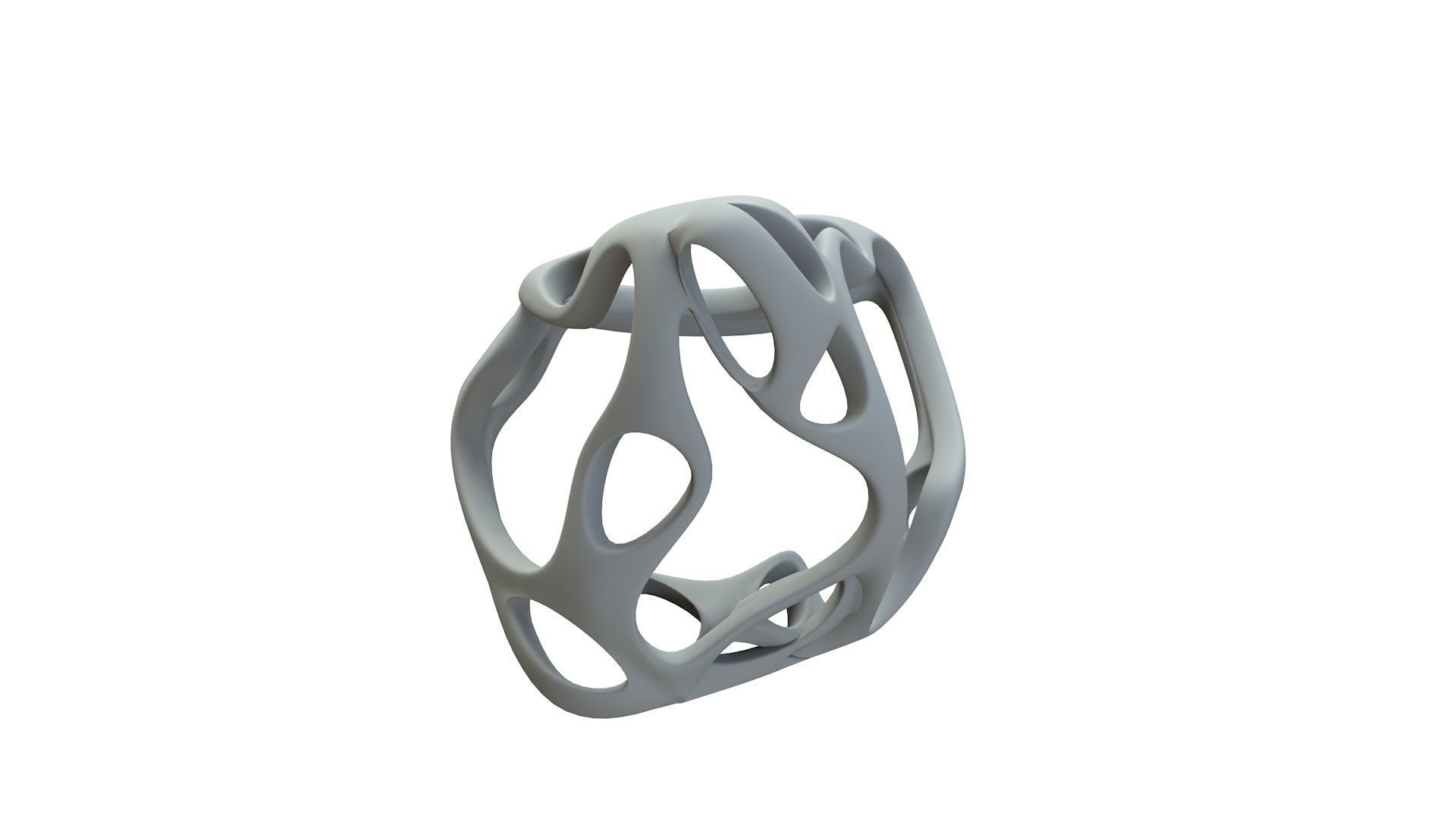 SciFi Cube Object No 62828 Low Poly Shape Low-poly 3D model_17