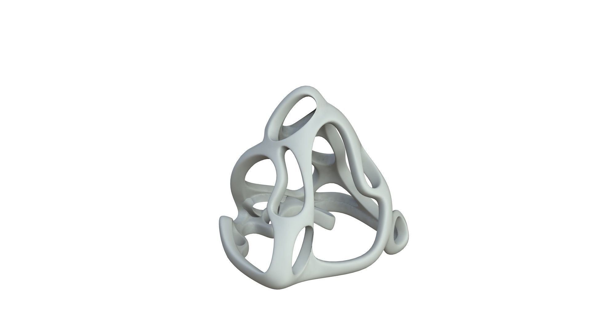 SciFi Cube Object No 62828 Low Poly Shape Low-poly 3D model_3