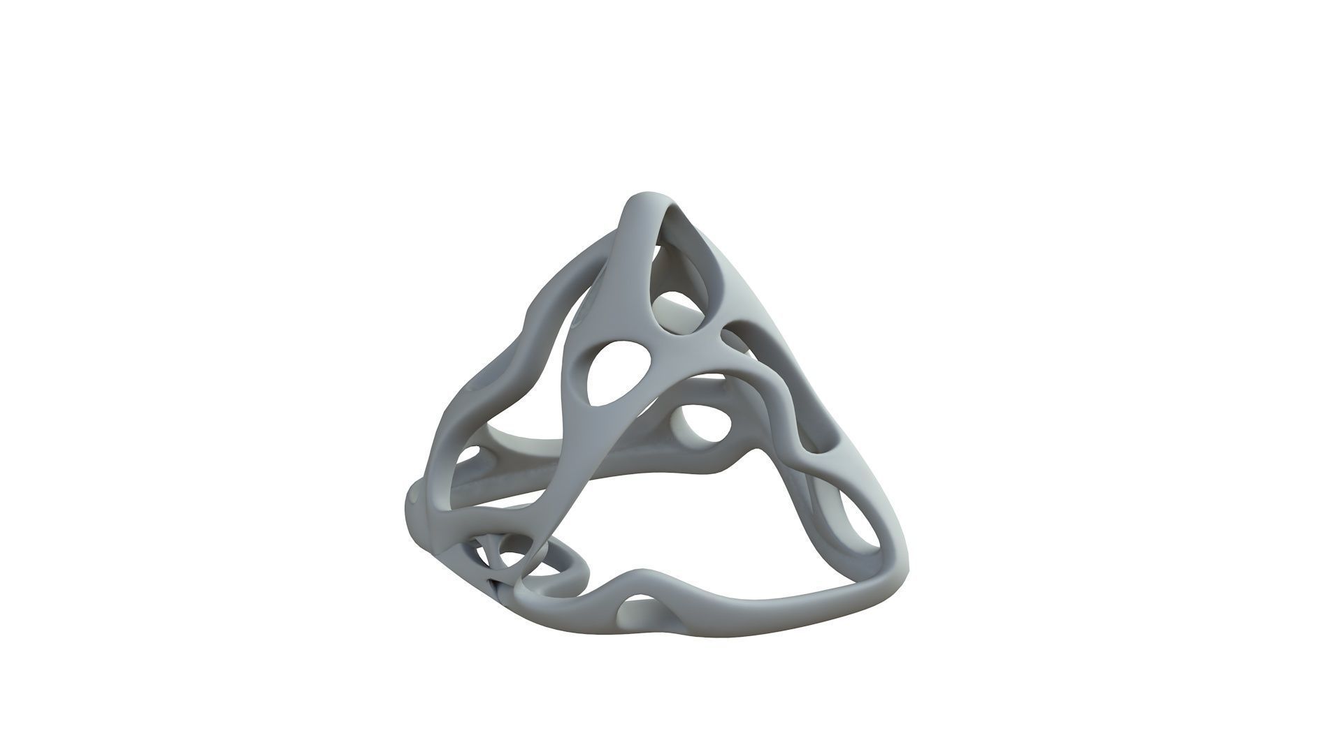 SciFi Cube Object No 62828 Low Poly Shape Low-poly 3D model_7