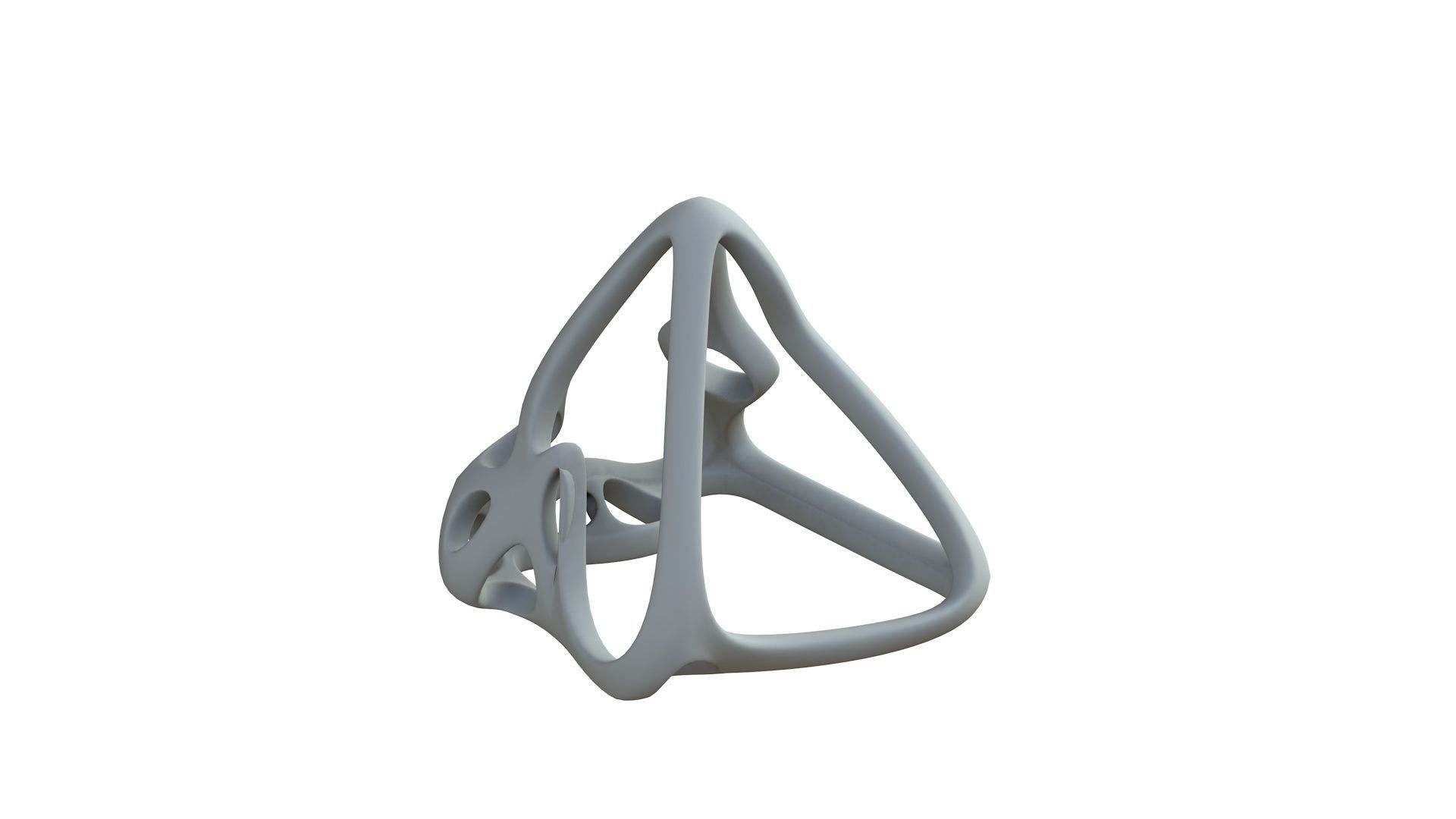 SciFi Cube Object No 62813 Low Poly Shape Low-poly 3D model_8