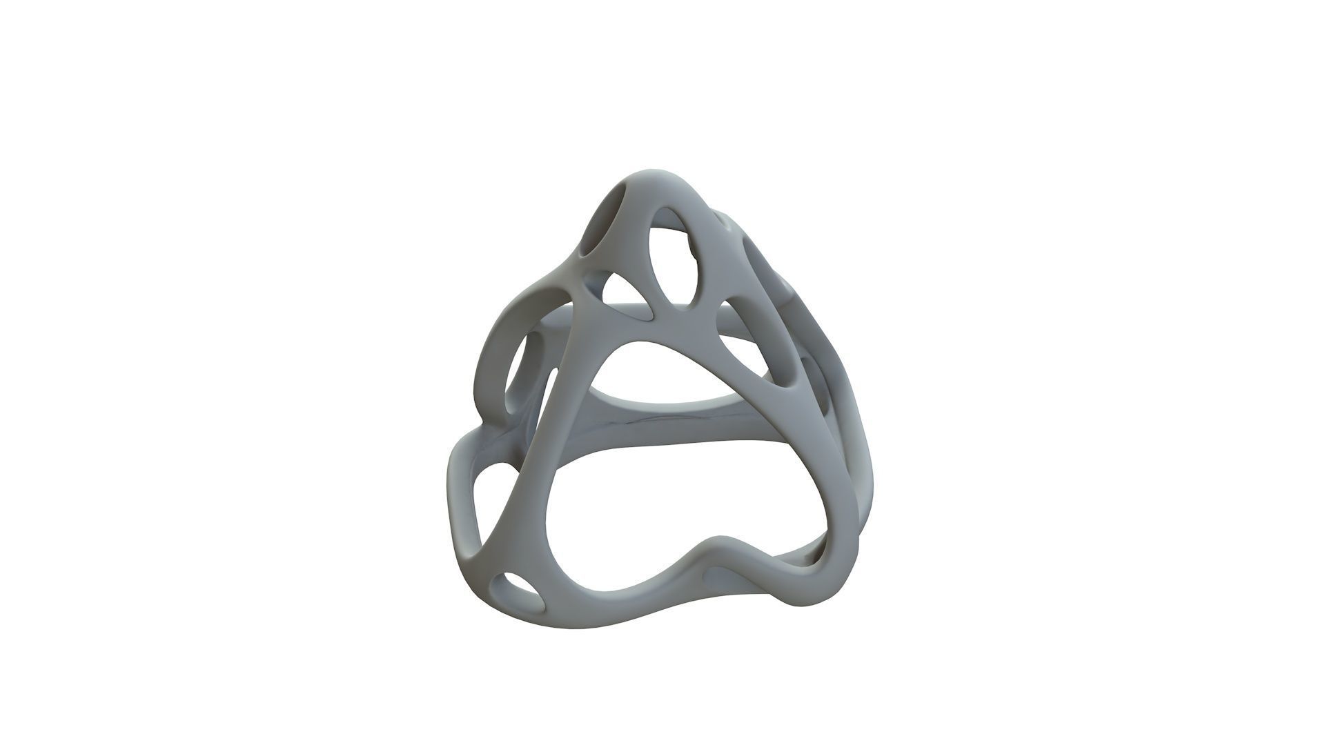 SciFi Cube Object No 62741 Low Poly Shape Low-poly 3D model_13