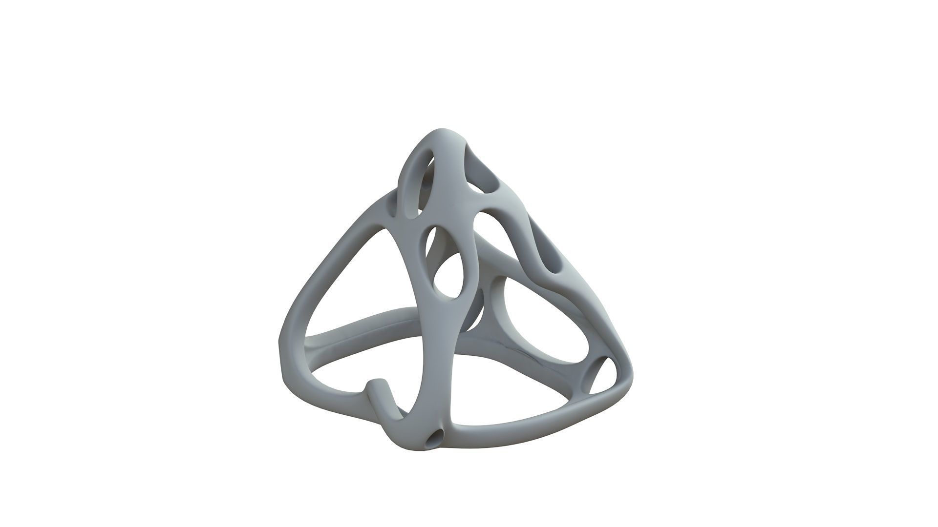 SciFi Cube Object No 62741 Low Poly Shape Low-poly 3D model_8