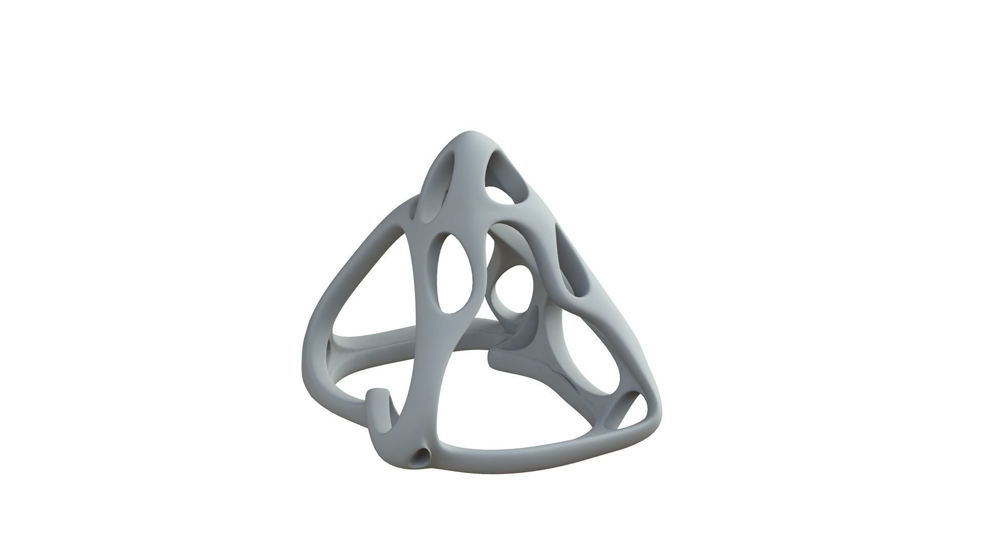 SciFi Cube Object No 62741 Low Poly Shape Low-poly 3D model_7