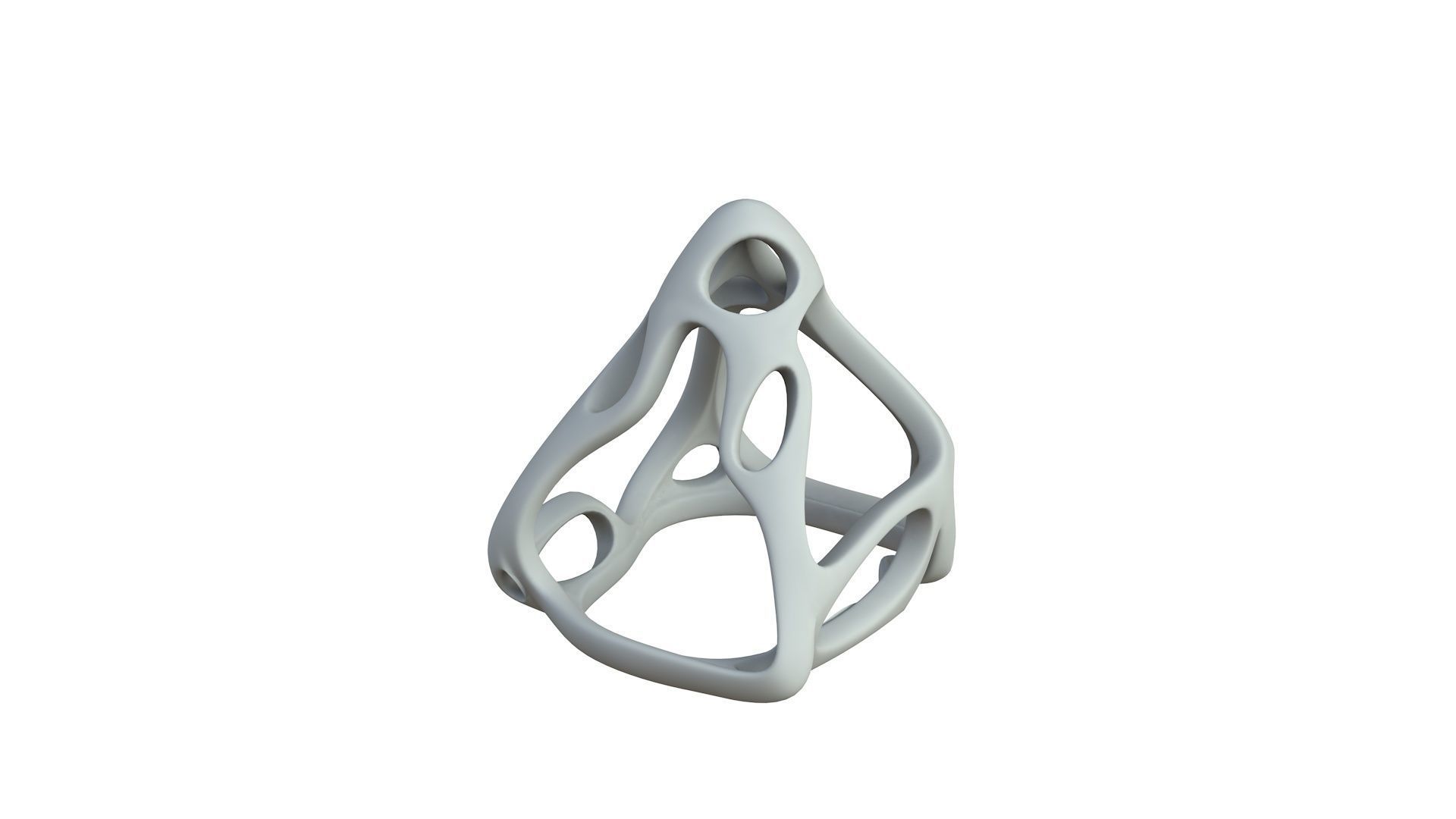 SciFi Cube Object No 62741 Low Poly Shape Low-poly 3D model_4