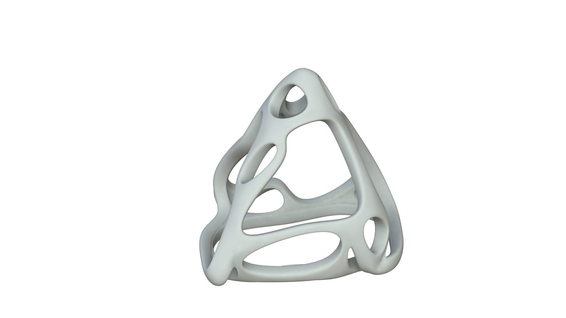 SciFi Cube Object No 62741 Low Poly Shape Low-poly 3D model_2