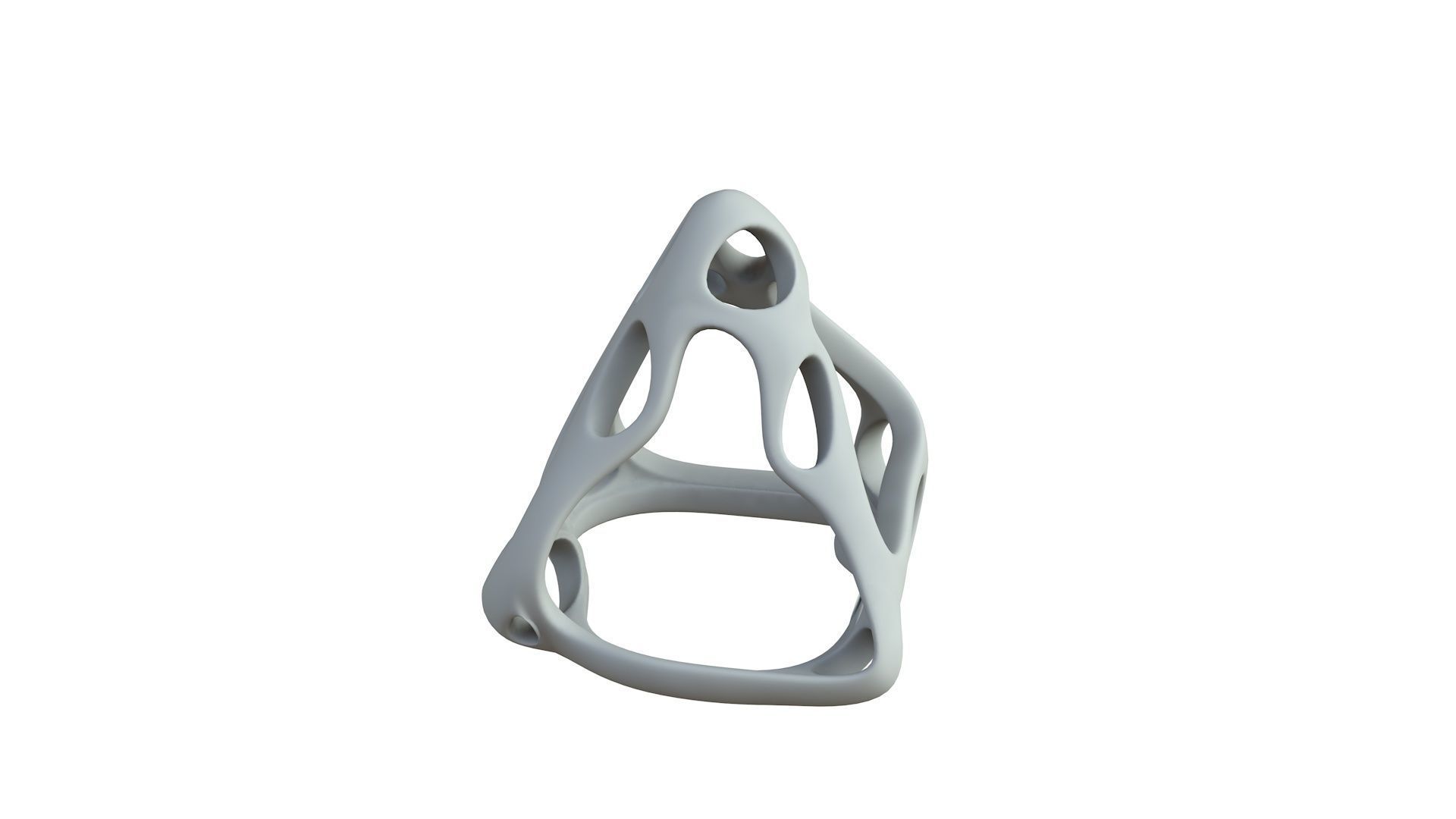 SciFi Cube Object No 62741 Low Poly Shape Low-poly 3D model_5