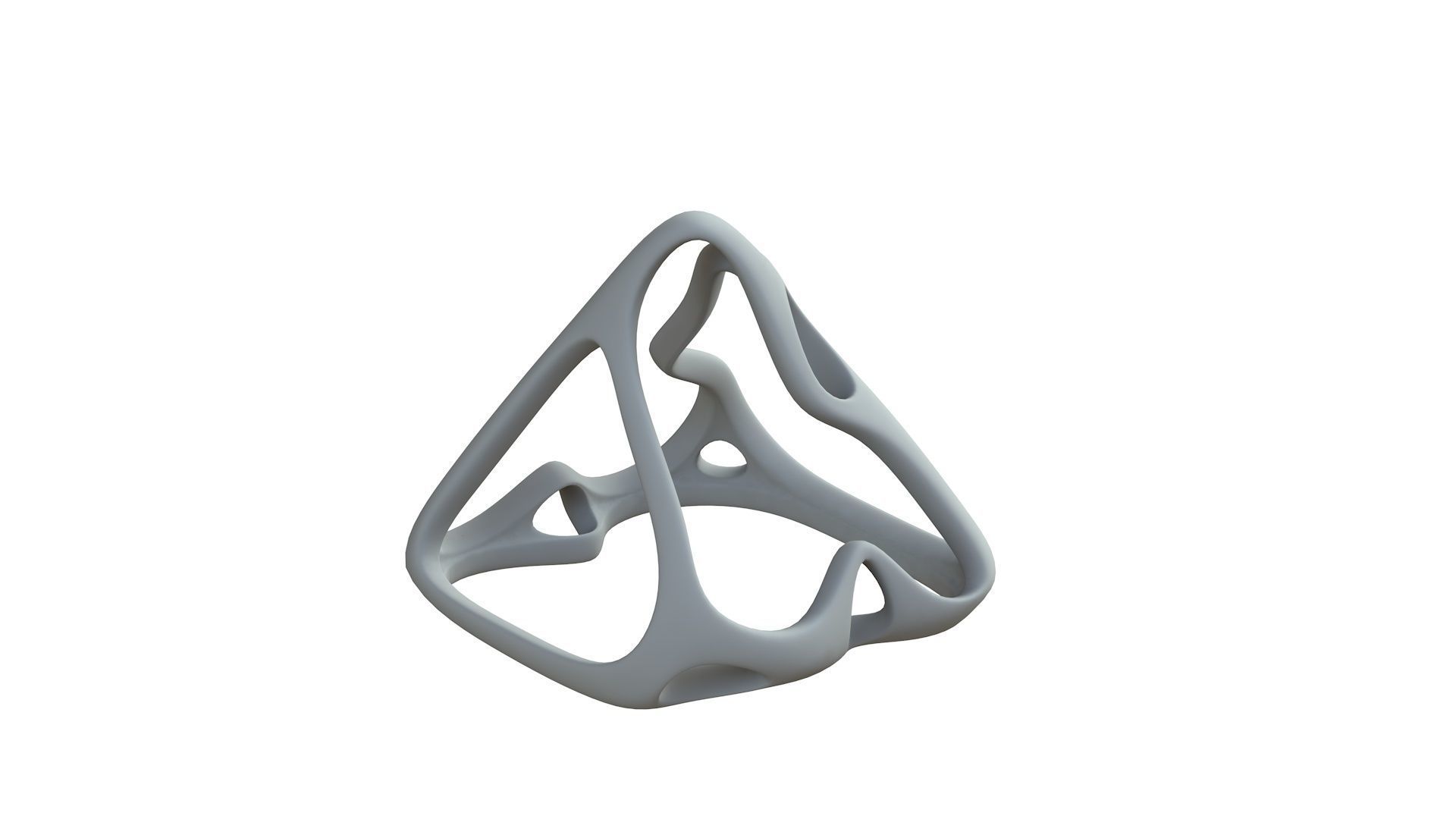 SciFi Cube Object No 62722 Low Poly Shape Low-poly 3D model_8