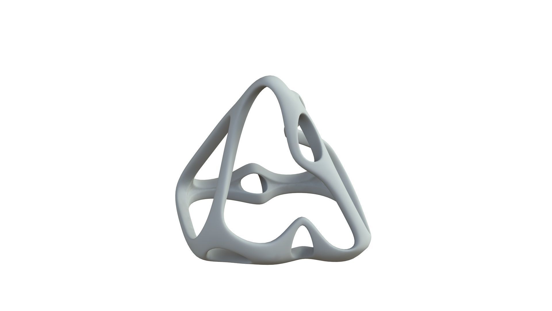 SciFi Cube Object No 62722 Low Poly Shape Low-poly 3D model_6