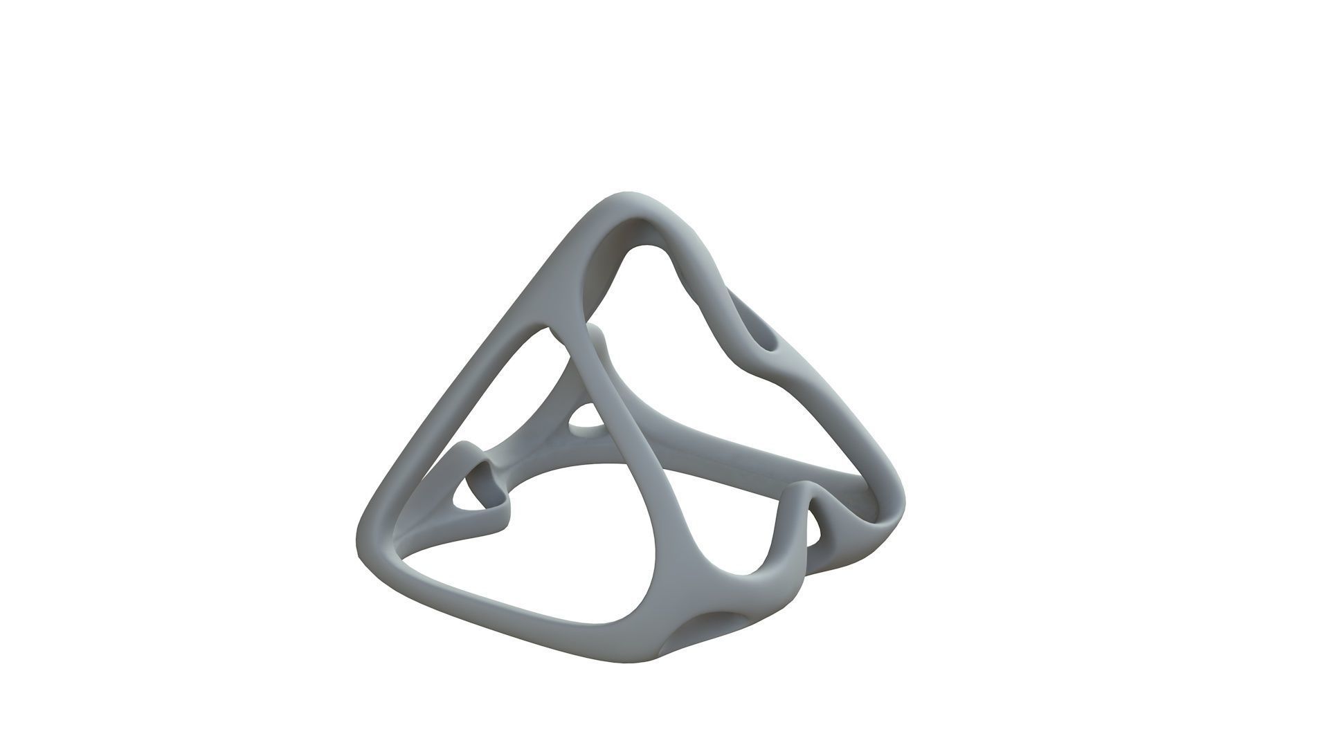 SciFi Cube Object No 62722 Low Poly Shape Low-poly 3D model_9