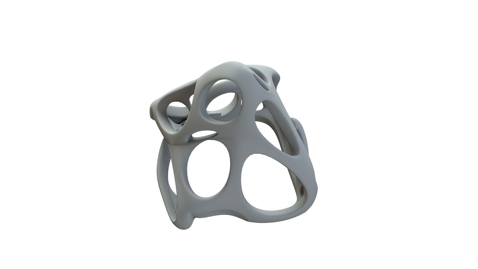 SciFi Cube Object No 62684 Low Poly Shape Low-poly 3D model_16